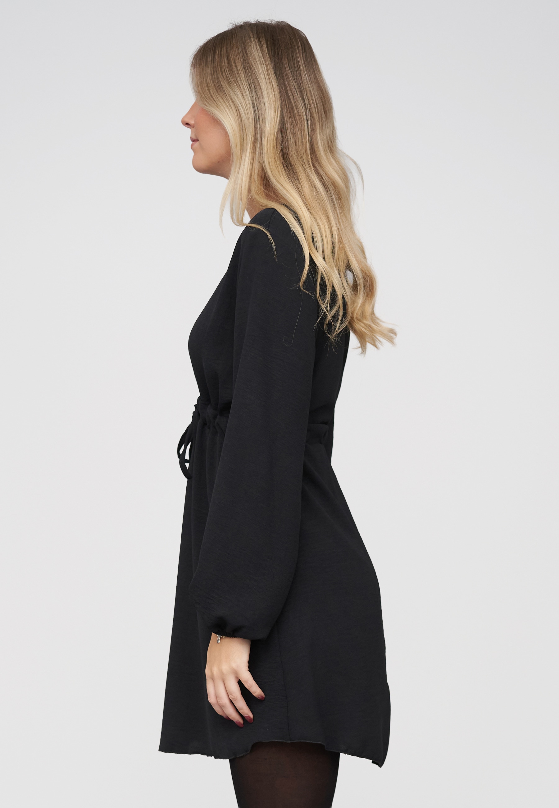CLOUD 5IVE A-Linien-Kleid »CLOUD 5IVE Longsleeve Musselin Dress« 1 tlg.