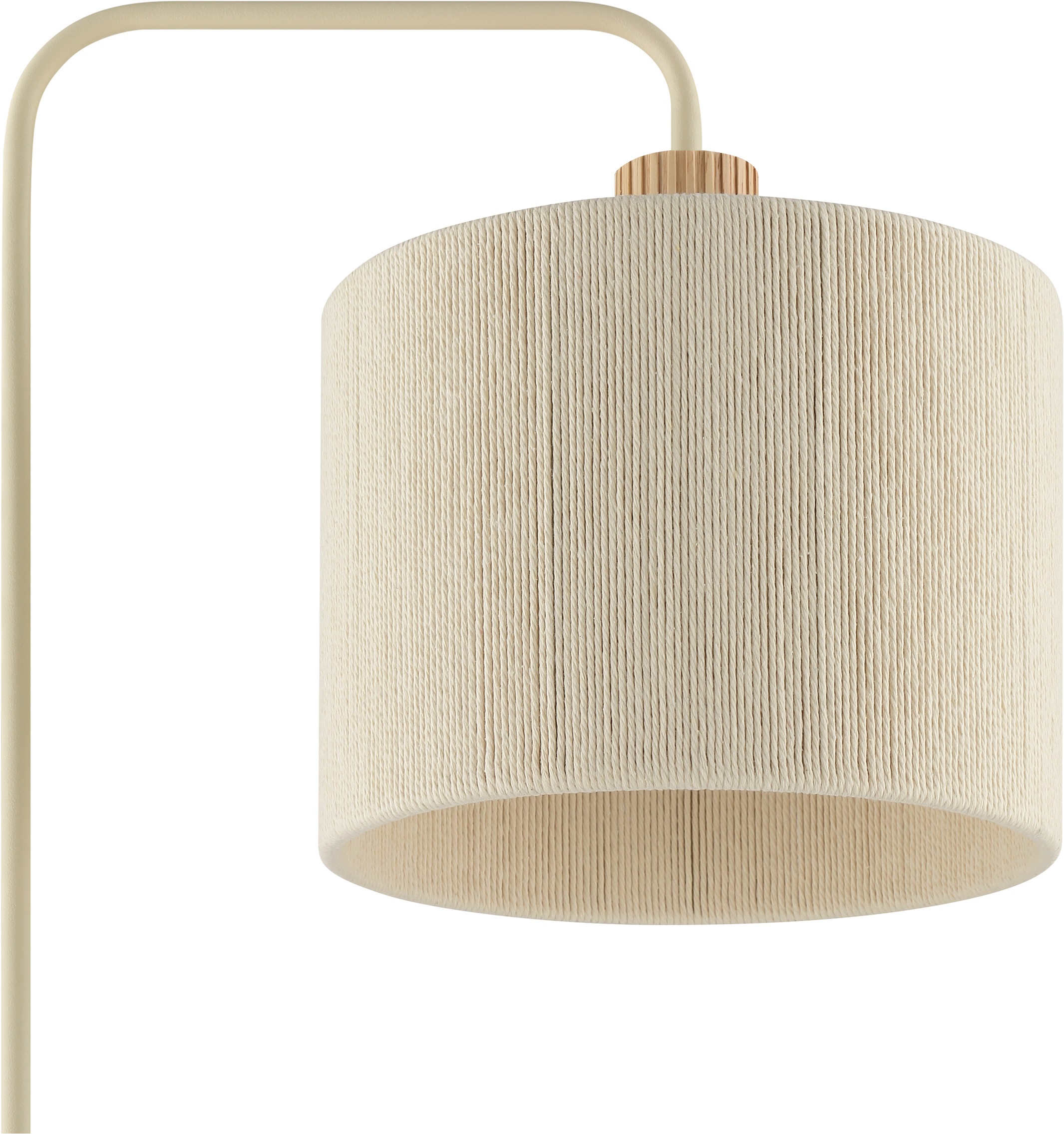 Brilliant Stehlampe »Arlo« E27 1 Stk. E27 Fassung, 160 x 44 x 28 cm, Holz/Textil/Metall, beige