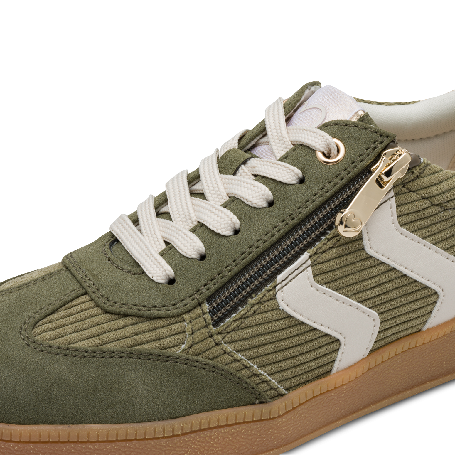 MARCO TOZZI Plateausneaker, Freizeitschuh, Halbschuh, Schnürschuh mit Kontrastbesätzen