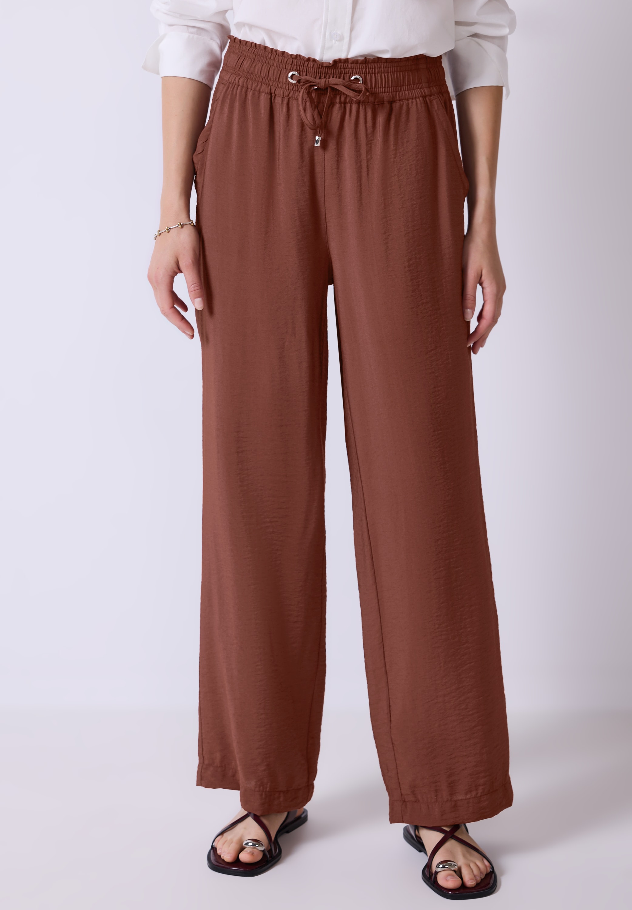 STREET ONE STUDIO Stoffhose, High Waist günstig online kaufen