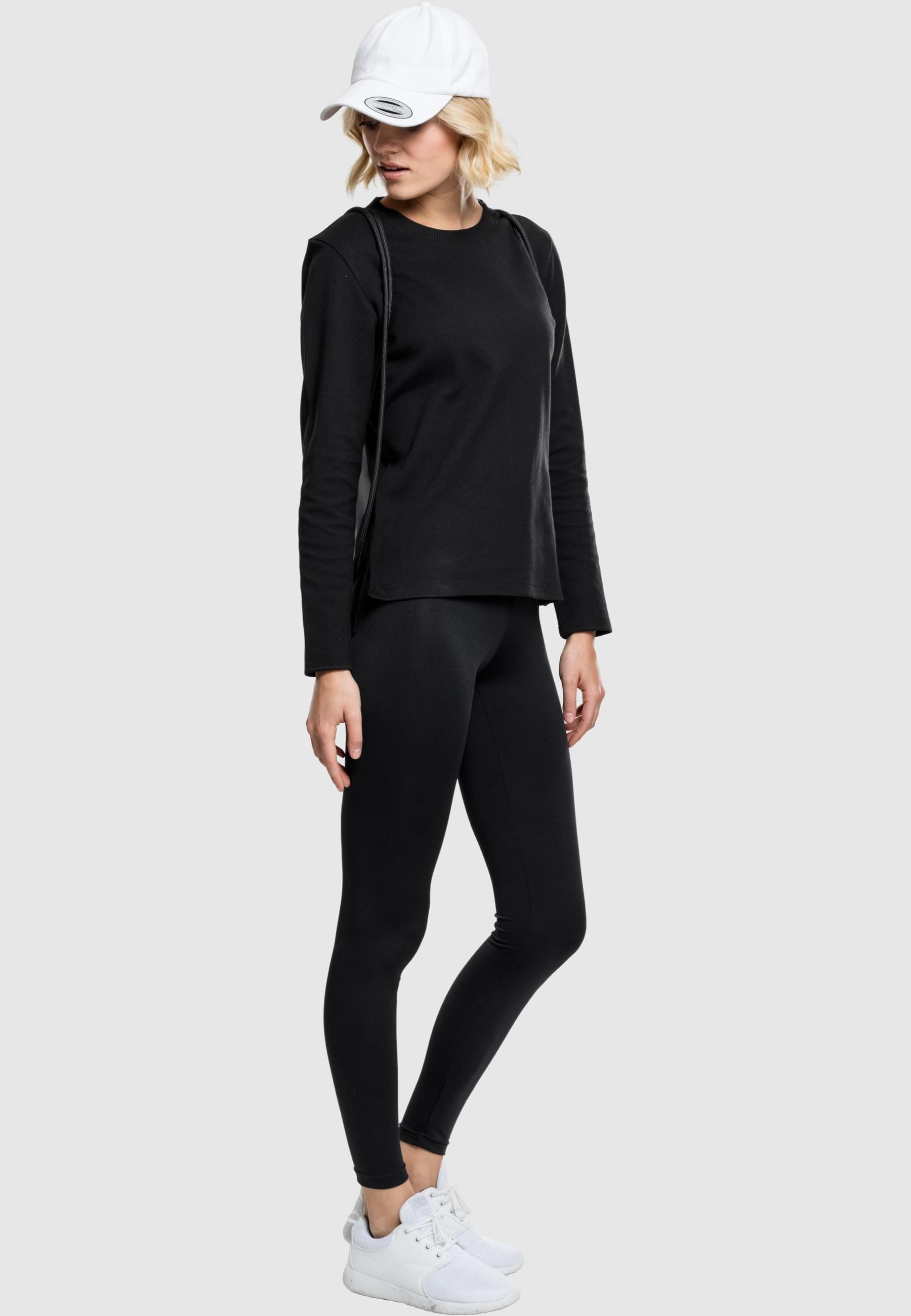 URBAN CLASSICS Sweatshirt »Urban Classics Damen Ladies Athletic Interlock Crewneck«, (1 tlg.)