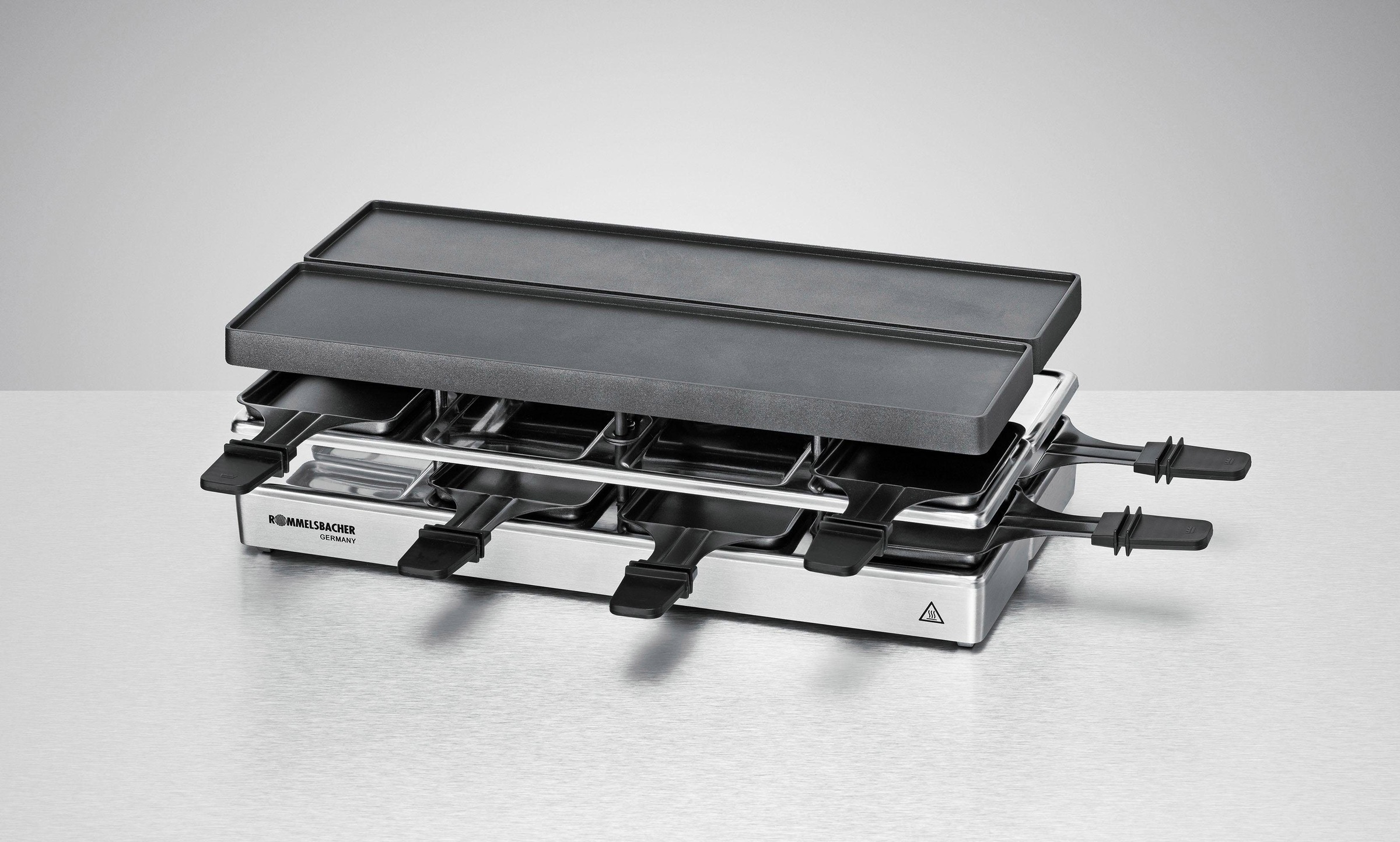 Rommelsbacher Raclette "RC 1600" 8 Stk. Raclettepfännchen 1.590 W günstig online kaufen