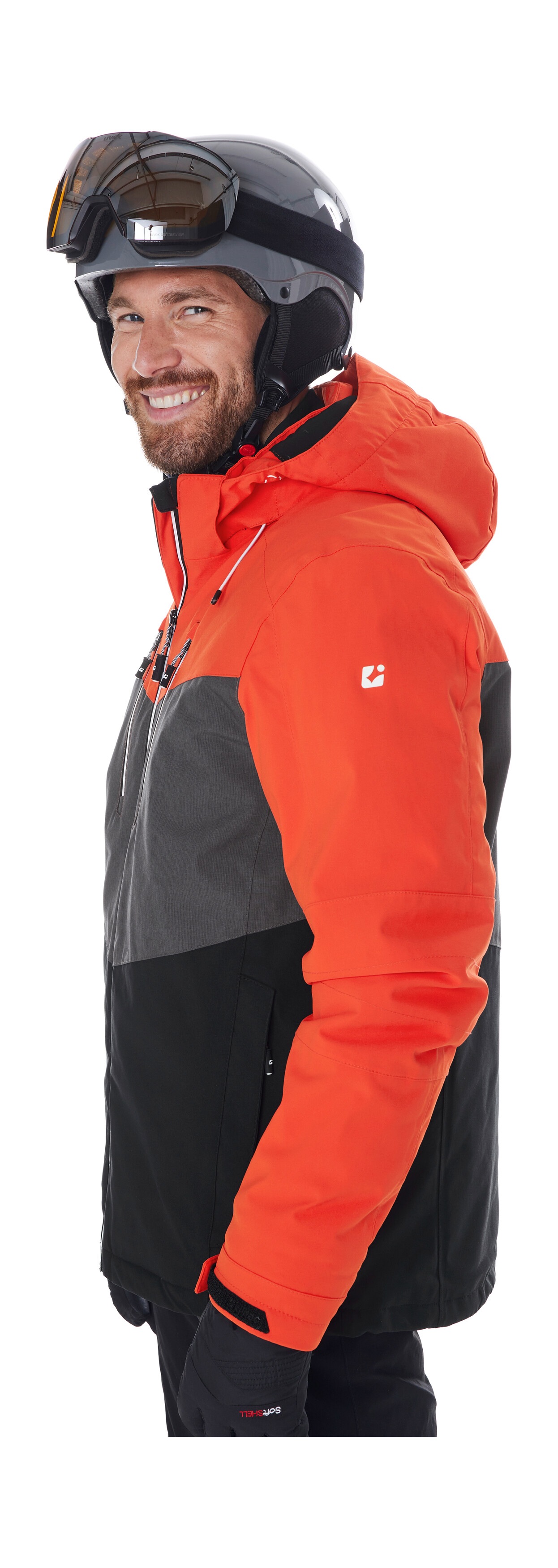 Thumbnail - Killtec Skijacke "KSW 45 MN SKI JCKT" Trendige, wasserdichte Skijacke mit abnehmbarer Kapuze und Schneefang