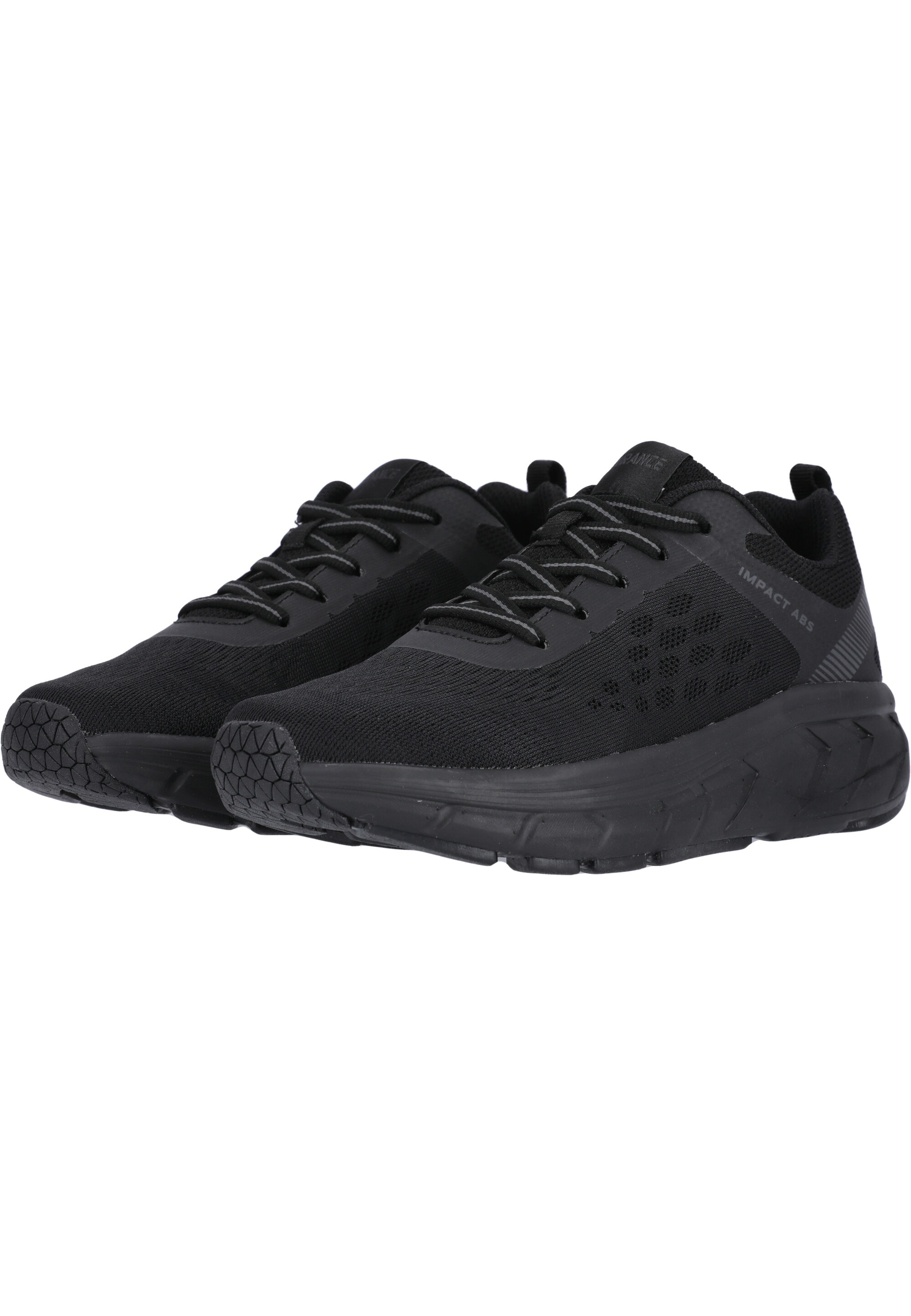 Trainingsschuh ENDURANCE "Fortlian", Herren, Gr. 37, schwarz (schwarz, schwarz), Kunstfaser, Schuhe, mit abfedernder Impact 3