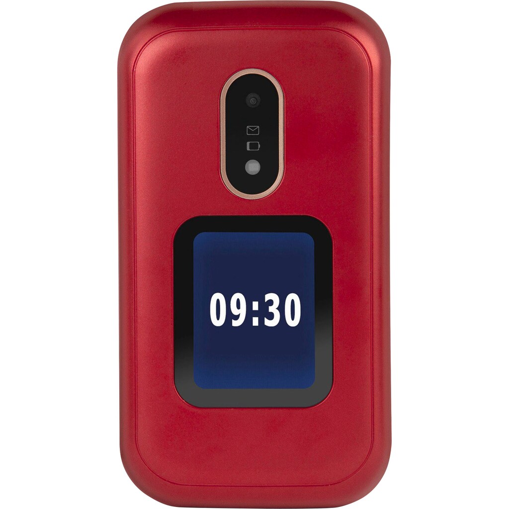 Doro Handy »6060«, rot, 7,11 cm/2,8 Zoll, 3 MP Kamera