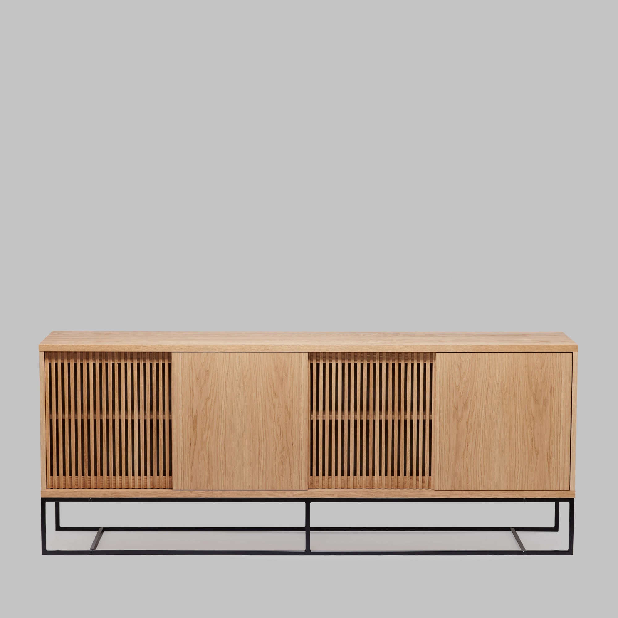 Woodman Sideboard "Ende", Kommode, teilmassiv, Metallfüße, Breite 188 cm günstig online kaufen