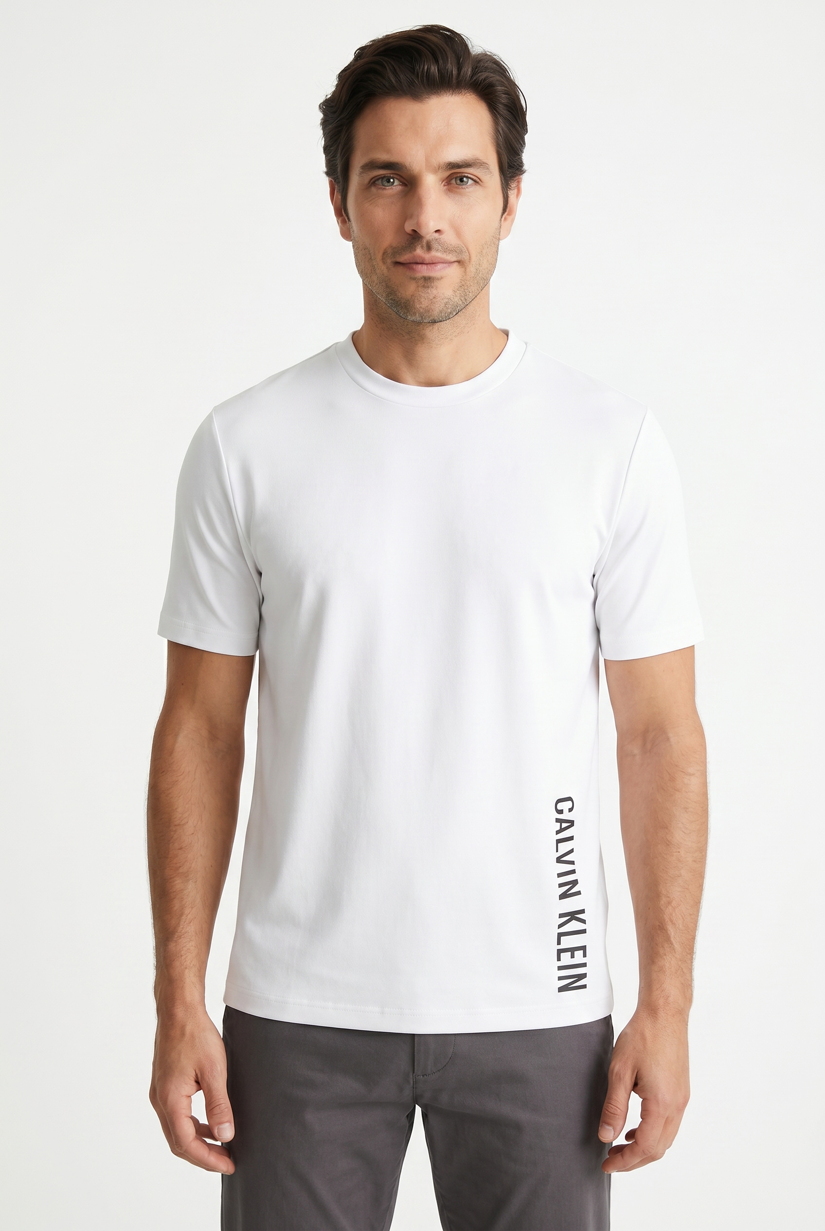 Calvin Klein Swimwear T-Shirt Regular fit mit Rundhalsausschnitt