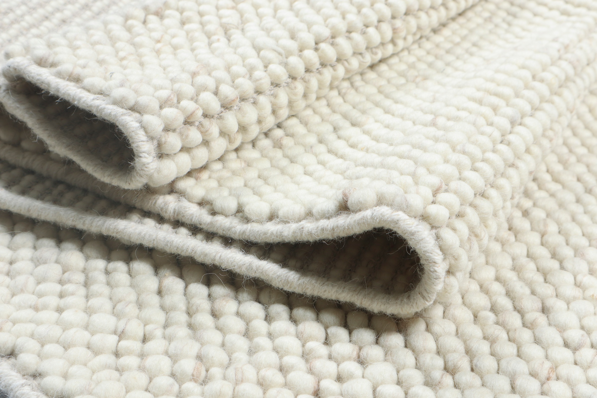 my home Läufer »Wolly, handgewebt, Handweb Teppich« rechteckig 14 mm Höhe Wolle, Brücke, Flur, Schlafzimmer, Wohnzimmer