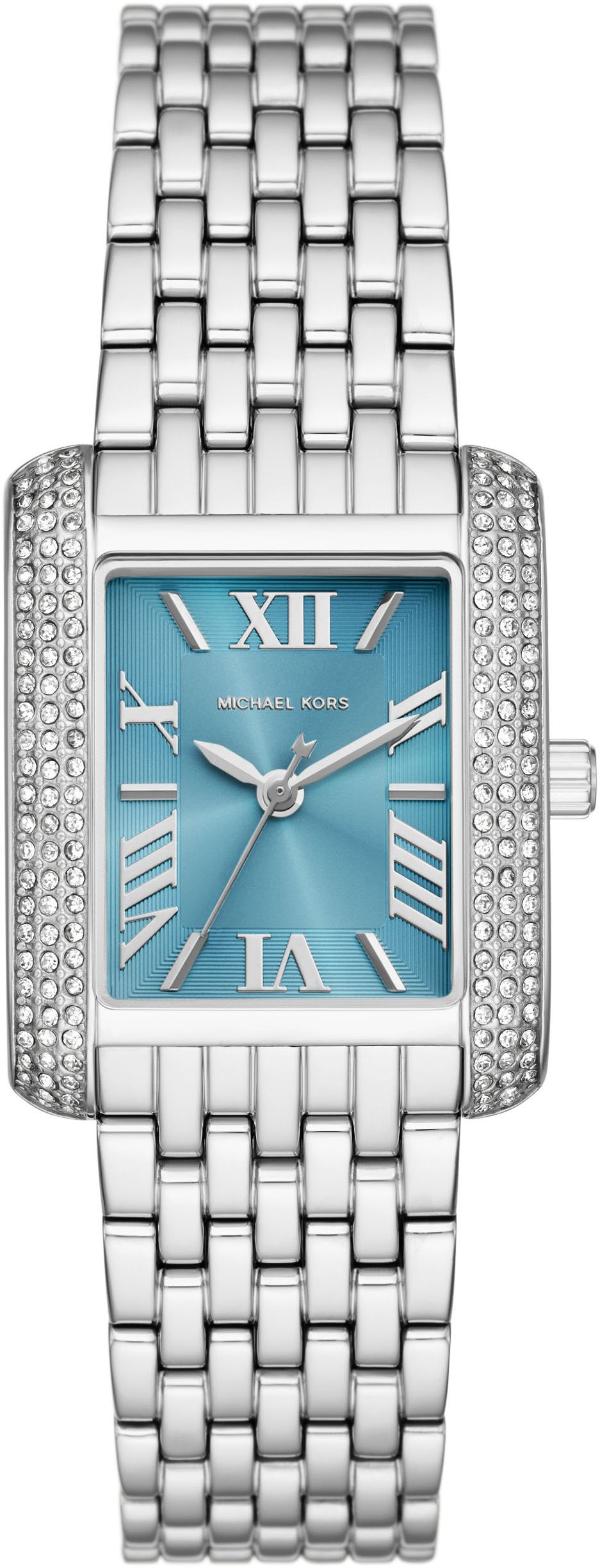 MICHAEL KORS Quarzuhr »EMERY«, Armbanduhr, Damenuhr, analog, Edelstahlarmband