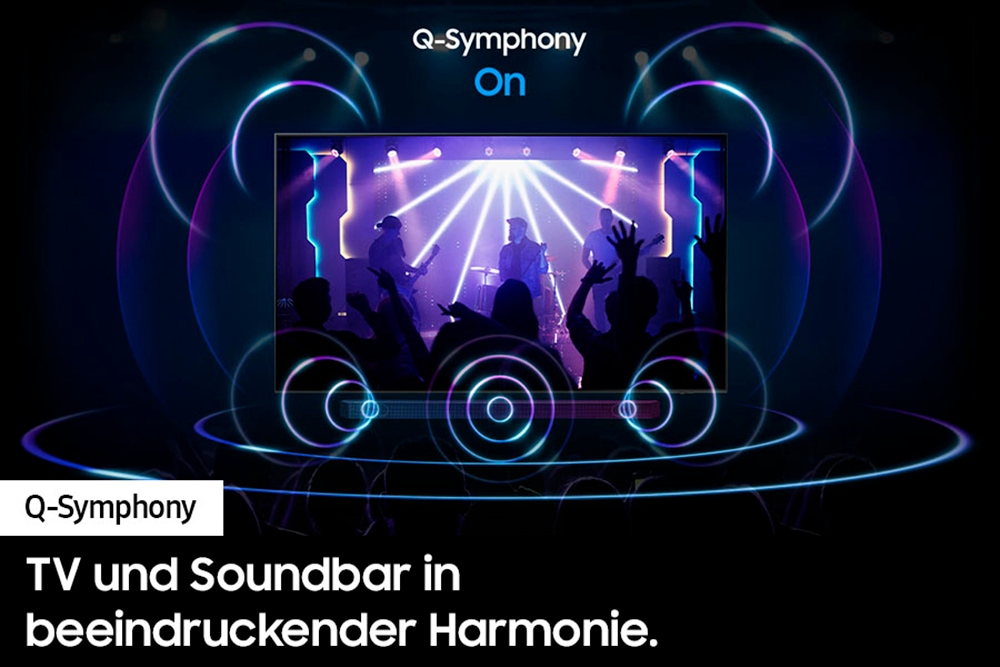 Samsung LED-Fernseher »GU98DU9079U« 249 cm/98 Smart-TV Crystal UHD, Q-Symphony, Dolby Surround Sound, Triple Tuner, Smart-Hub