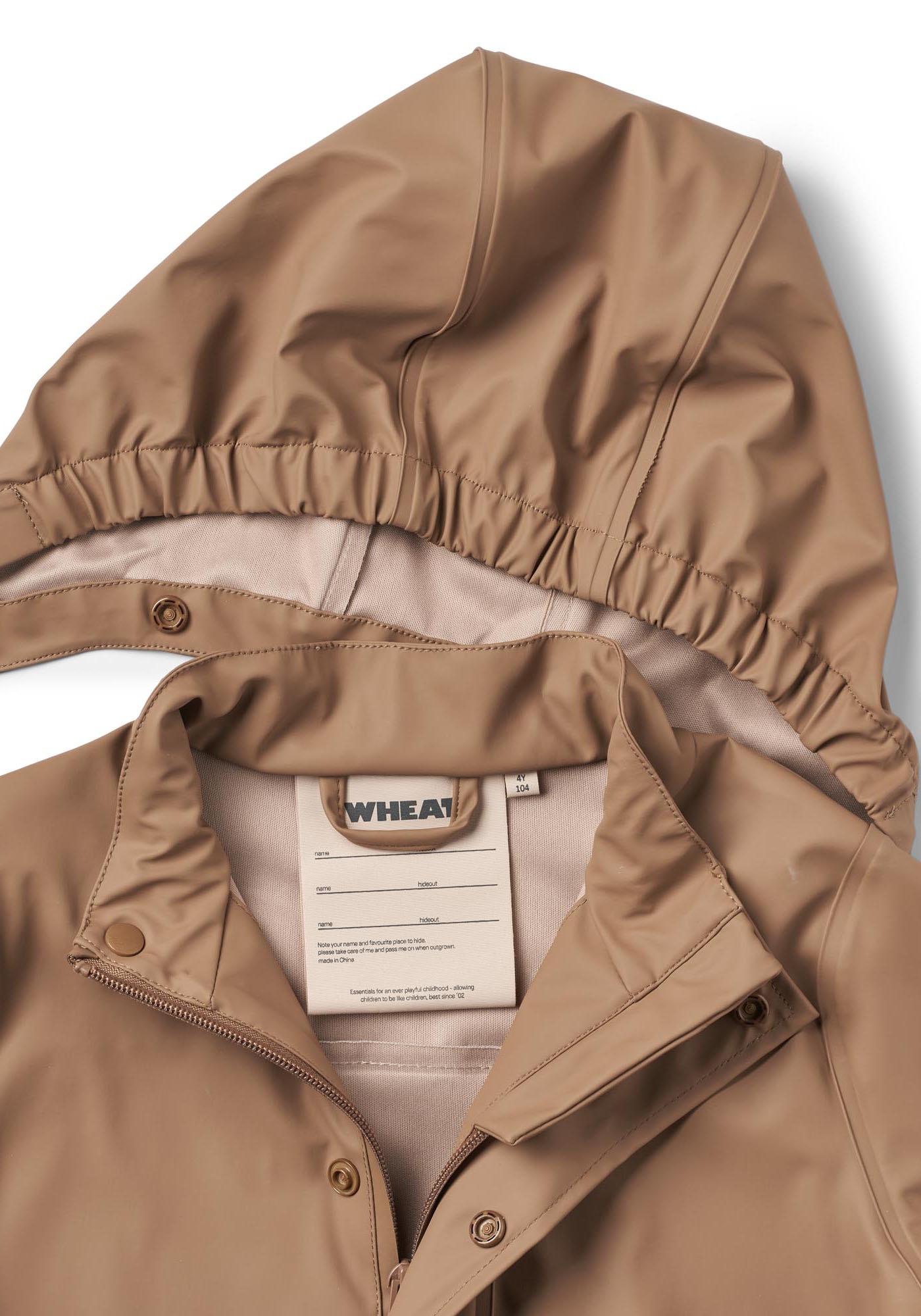 Thumbnail - WHEAT Regenjacke "Ollo" mit Kapuze mit abnehmbarer Kapuze