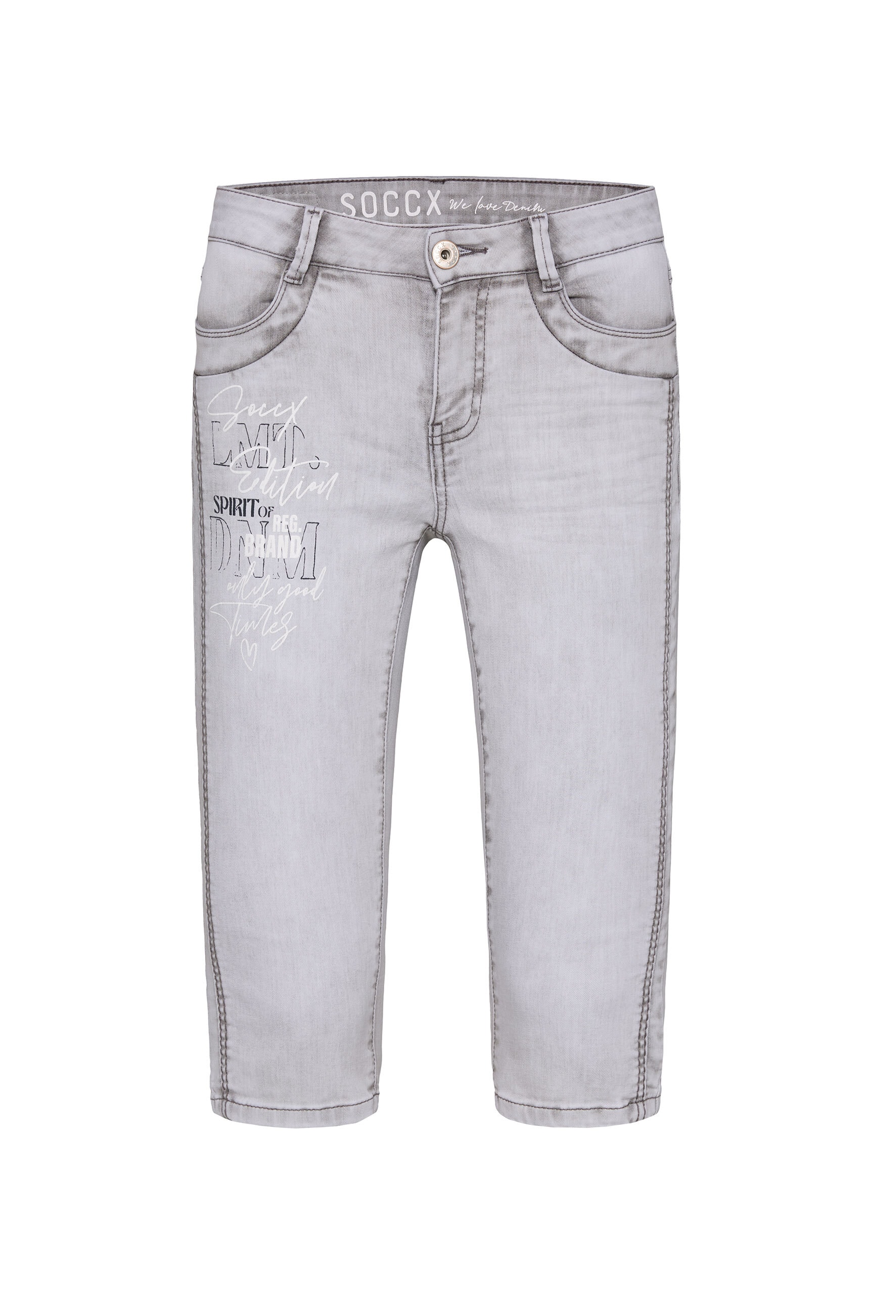 SOCCX Jeansshorts, mit normaler Leibhöhe