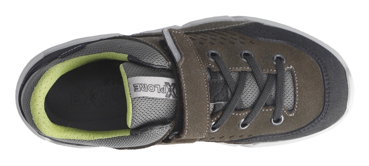 Ricosta Sneaker »Trailer WMS: normal«, Klettschuh mit herausnehmbarer Sohle, Größenschablone zum Download