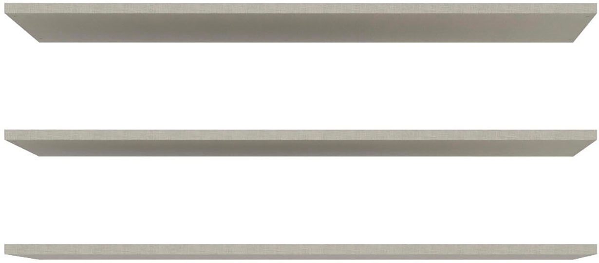 FORTE Einlegeboden, (Set, 3 St., 3-er Set), Einlegeboden 3er Set, optional bestellbar, Textilstruktur