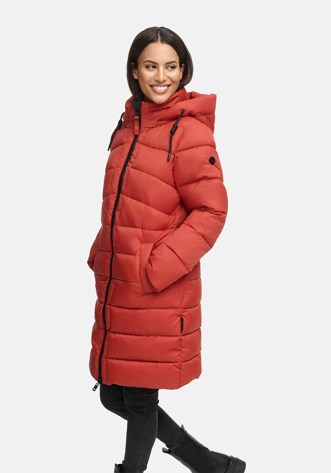 Marikoo Winterjacke "Kaltnäschen" mit abnehmbarer Kapuze und hochschließend günstig online kaufen