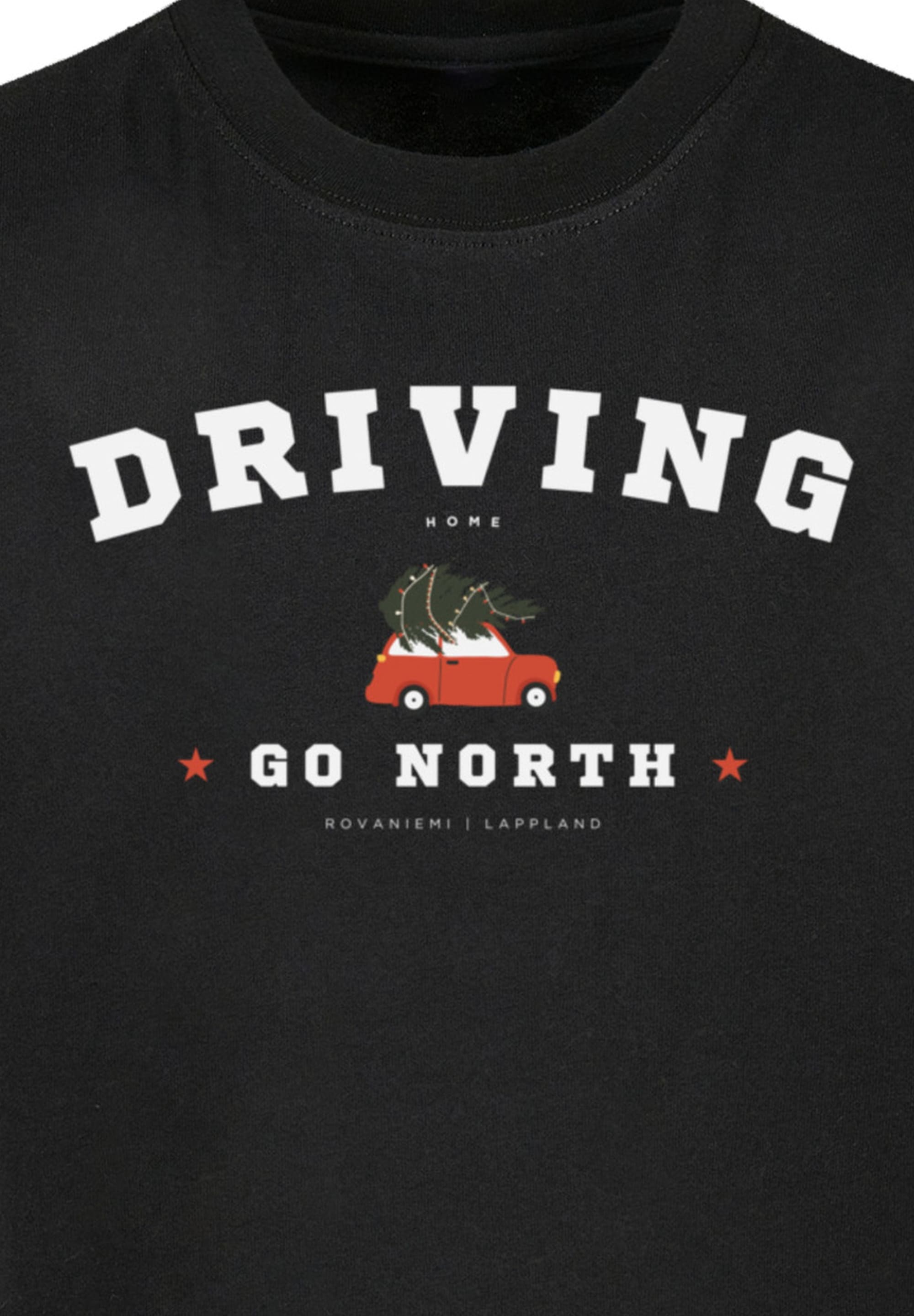 F4NT4STIC T-Shirt »Driving Home Weihnachten«, Weihnachten, Geschenk, Logo