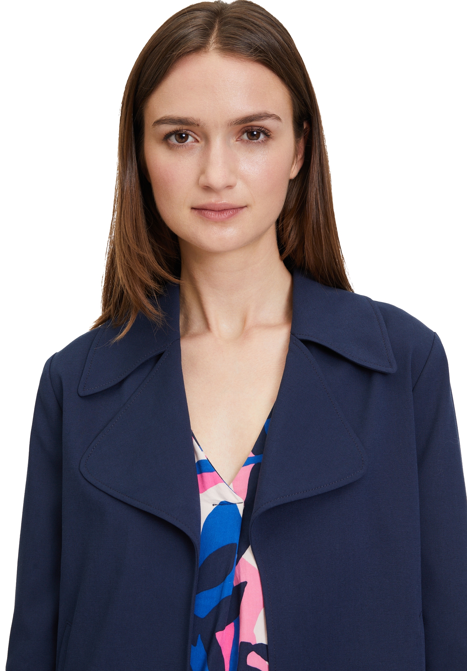 Betty&Co Jackenblazer »Betty & Co Damen Casual-Jacke mit Kragen«, Taschen
