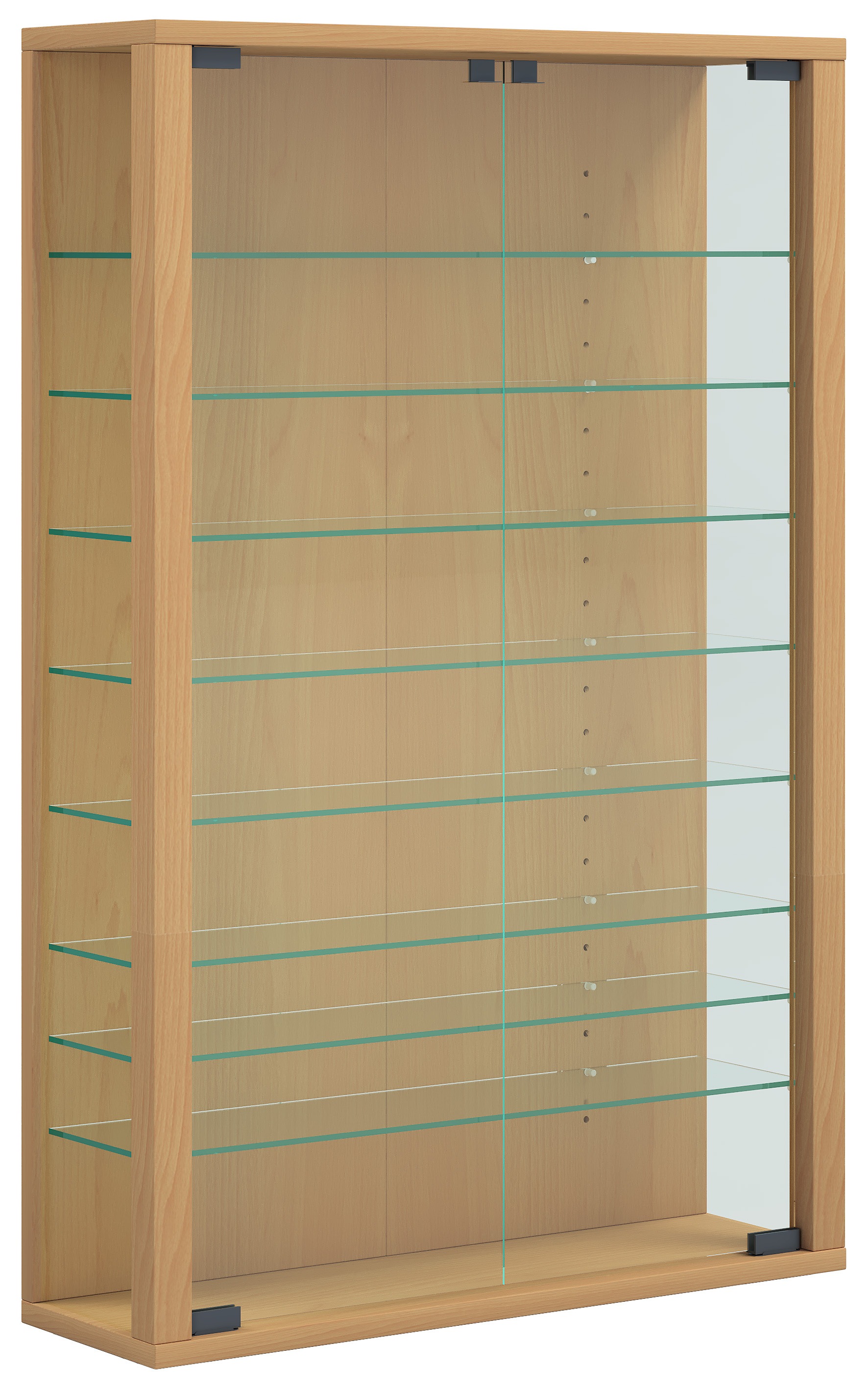 VCM Wandregal "Wandvitrine Hängevitrine Glasvitrine Vitrosa Mini" 1 Stk. tlg.