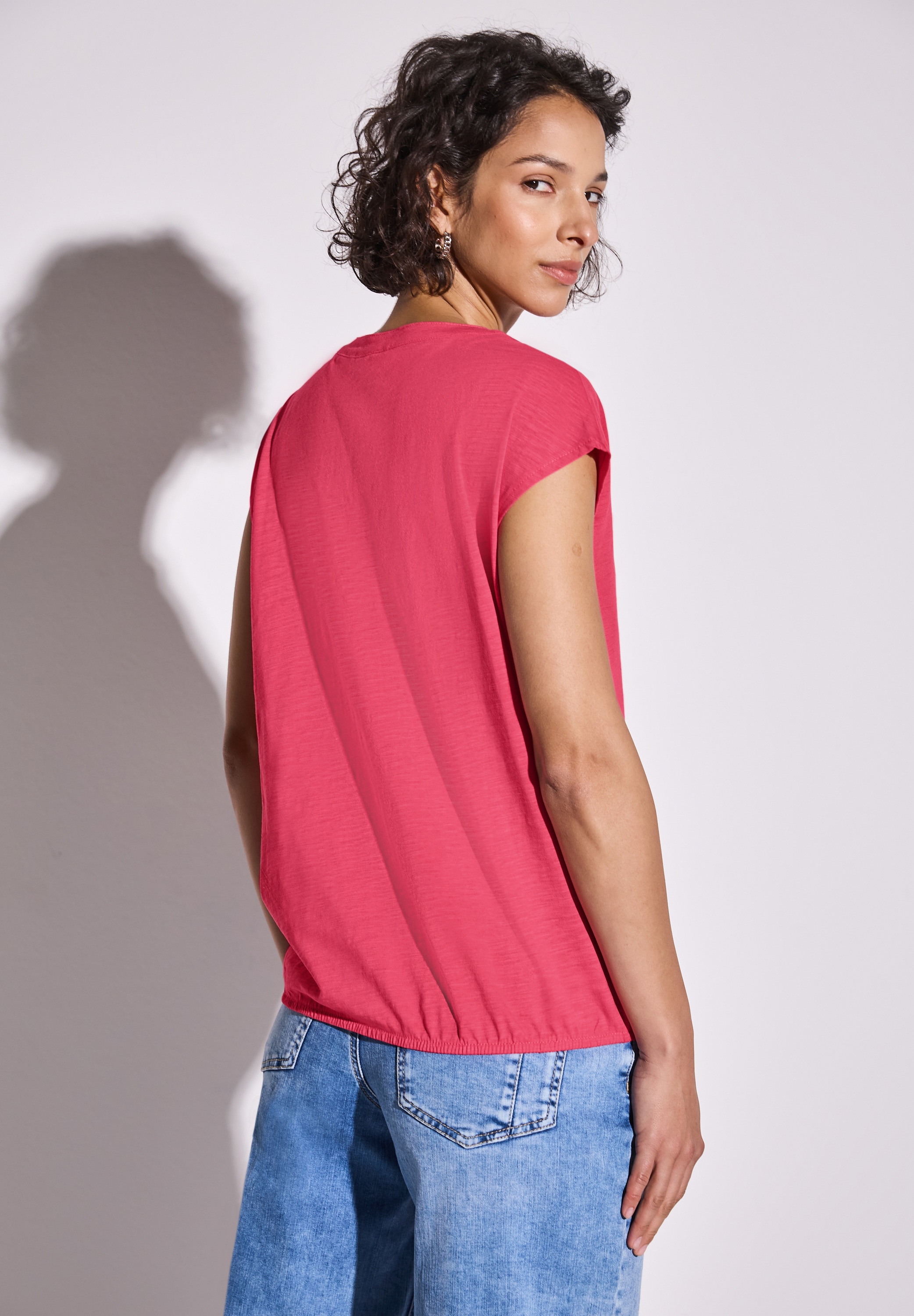 STREET ONE T-Shirt, aus reiner Baumwolle