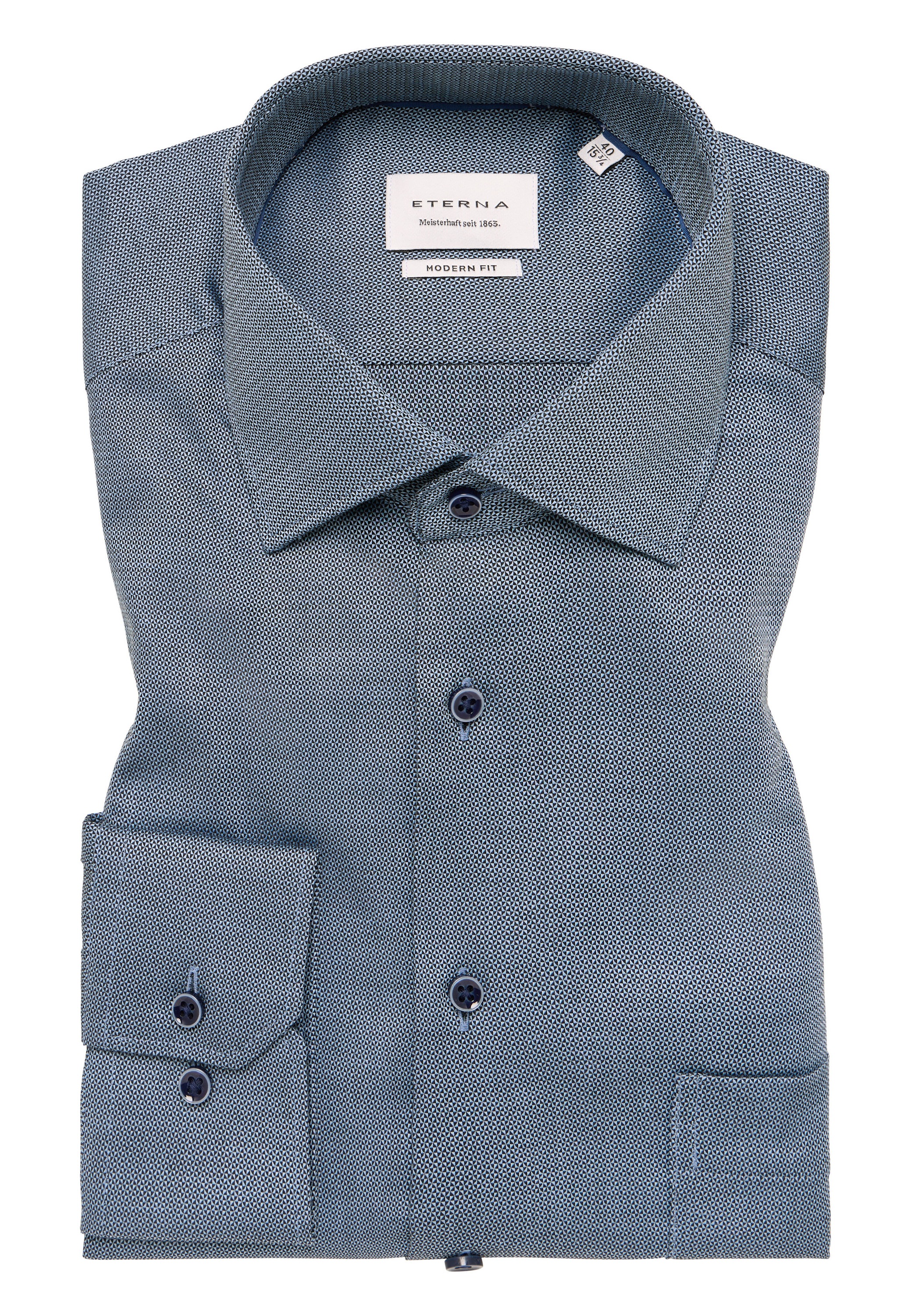 Eterna Langarmhemd »MODERN FIT«, NON IRON (bügelfrei)
