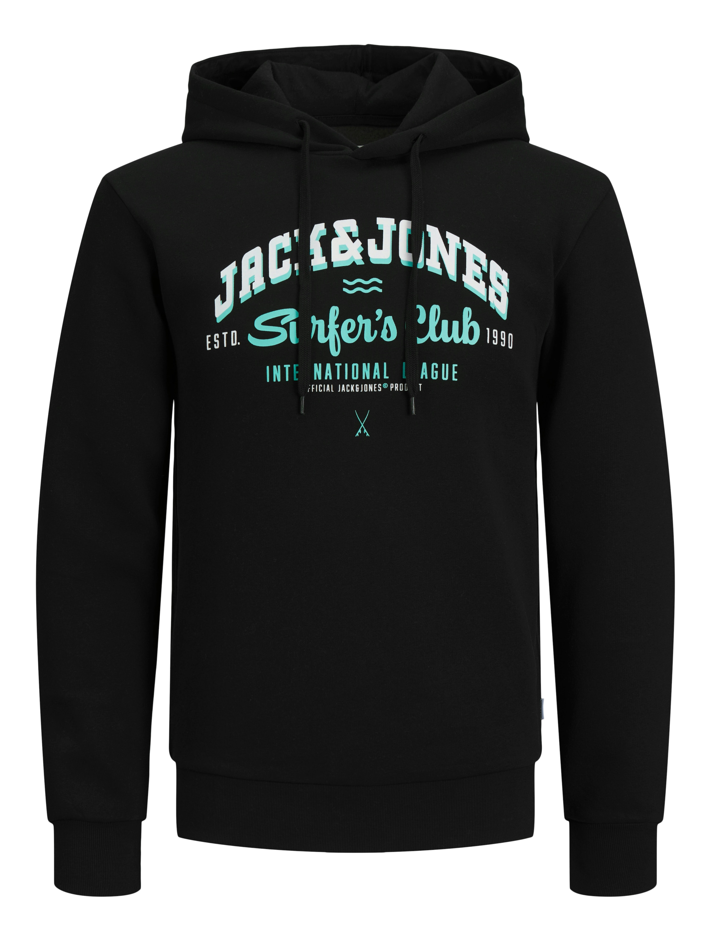 Jack & Jones Kapuzensweatshirt »JJELOGO SWEAT HOOD 2 COL 24/25 NOOS«, mit Logo Print