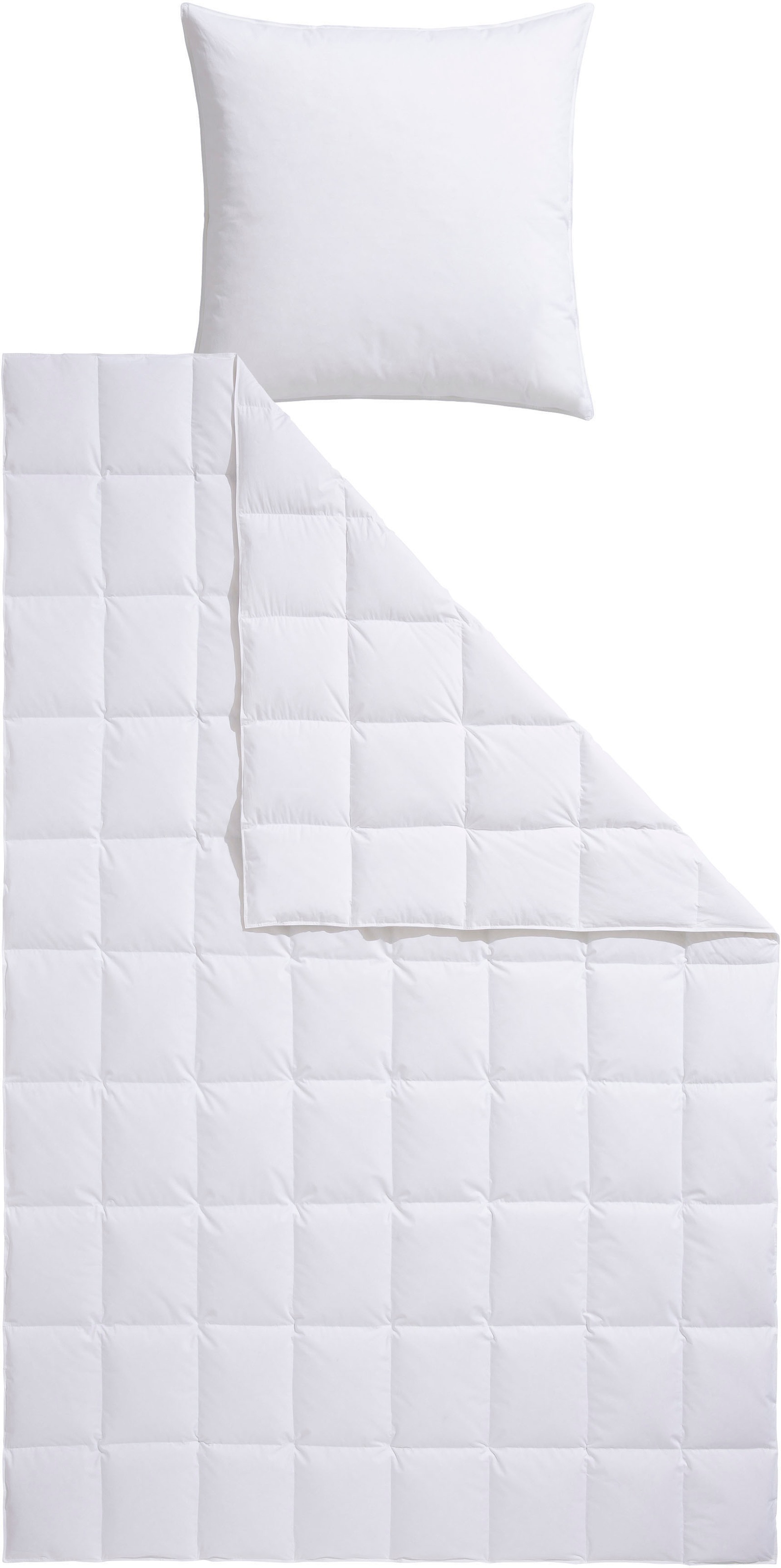 Älgdröm Daunenbettdecke + Federkissen "Loftet, Bettdecke 135x200 cm, 155x22 günstig online kaufen