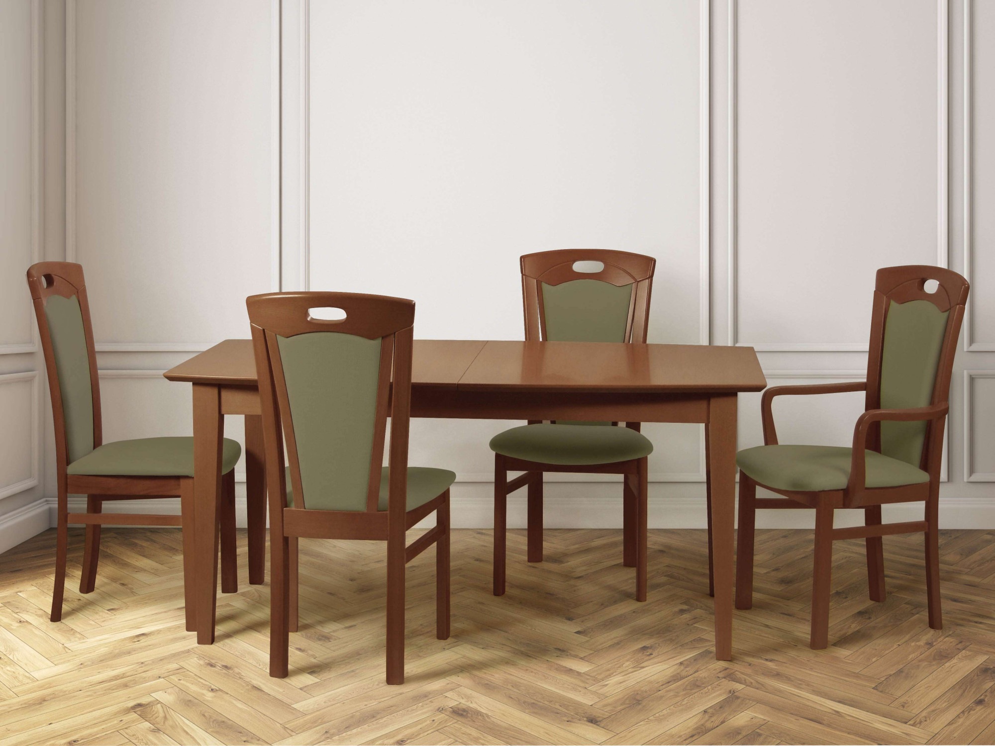 Home affaire Esszimmerstuhl "FERDI Made in Italy, Massivholz" (Set) 2 Stk.B günstig online kaufen