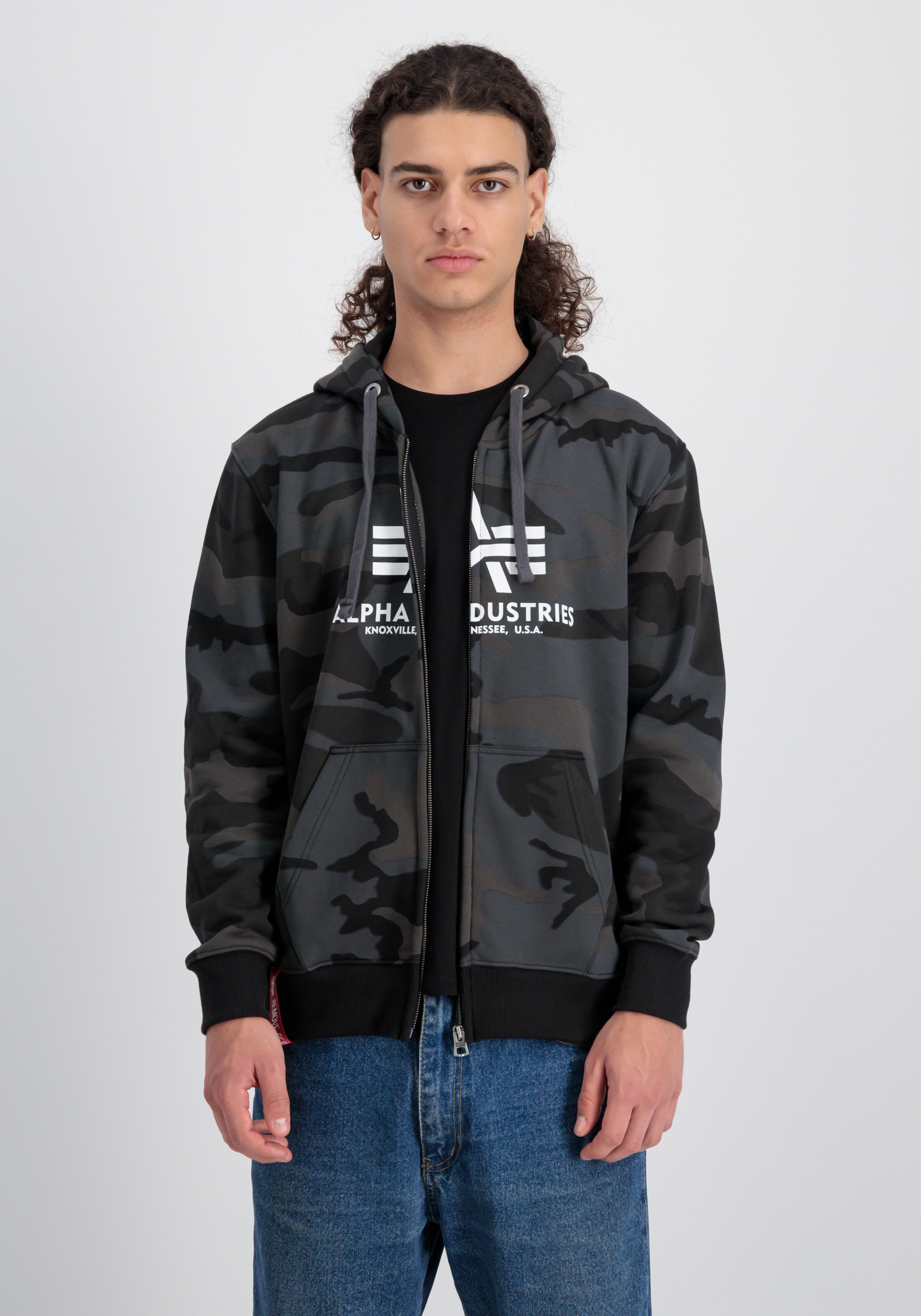 Alpha Industries Hoodie »Basic Zip Hoodie Camo«