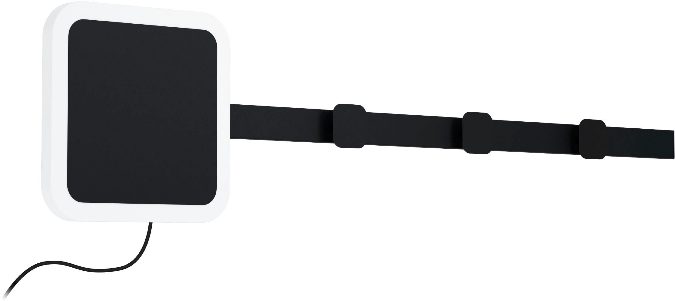 EGLO Deckenleuchte »CARTIGNANO« LED-Modul 1 Stk. Warmweiß Deckenleuchte in schwarz aus Stahl - 7,8W - Warmweiß