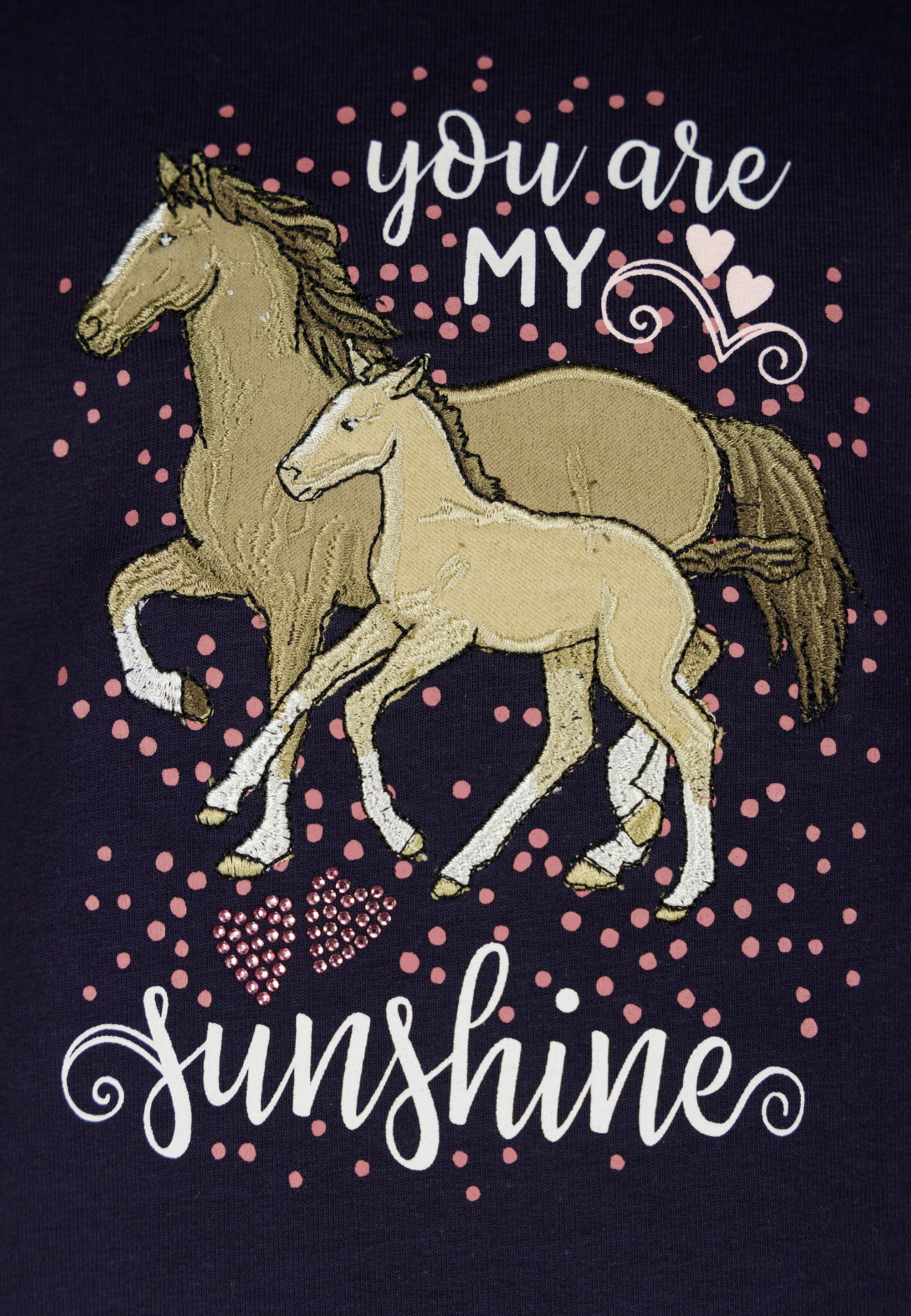 SALT AND PEPPER Sweatshirt »Wild Horses«, mit Pferde-Applikation