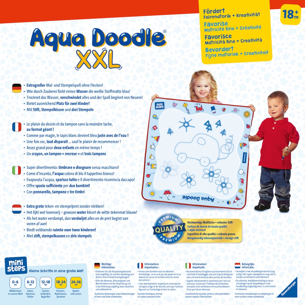 Ravensburger Kreativset »ministeps® Aqua Doodle® XXL«