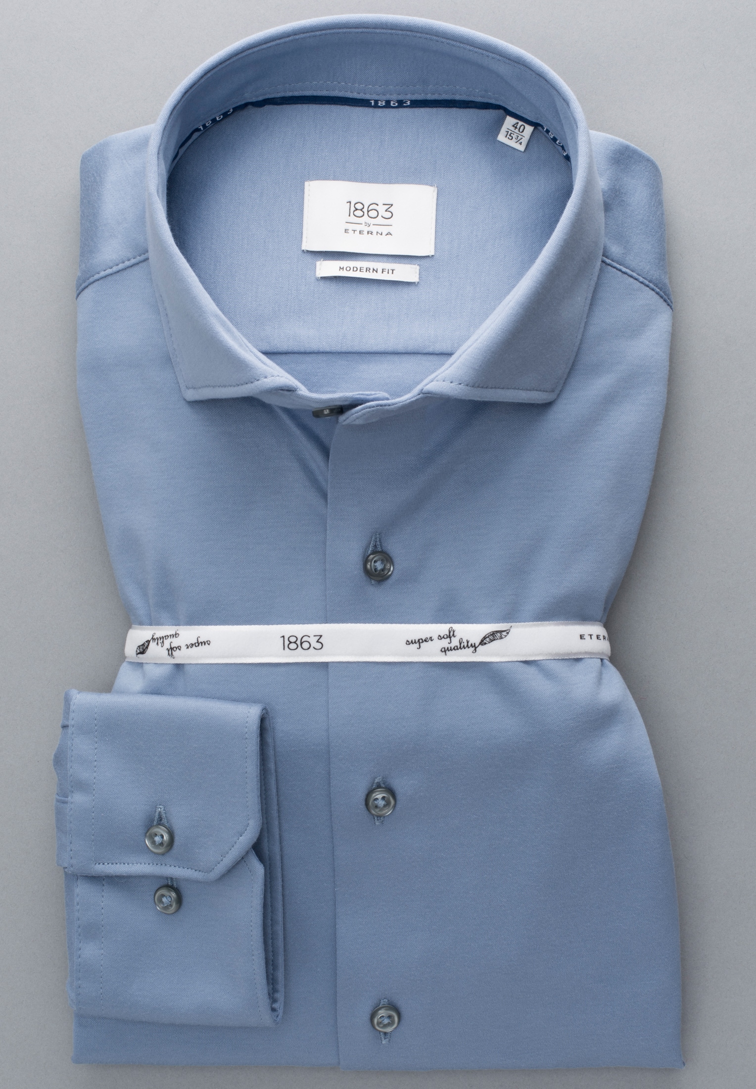 Eterna Langarmhemd »MODERN FIT« NON IRON (bügelfrei)