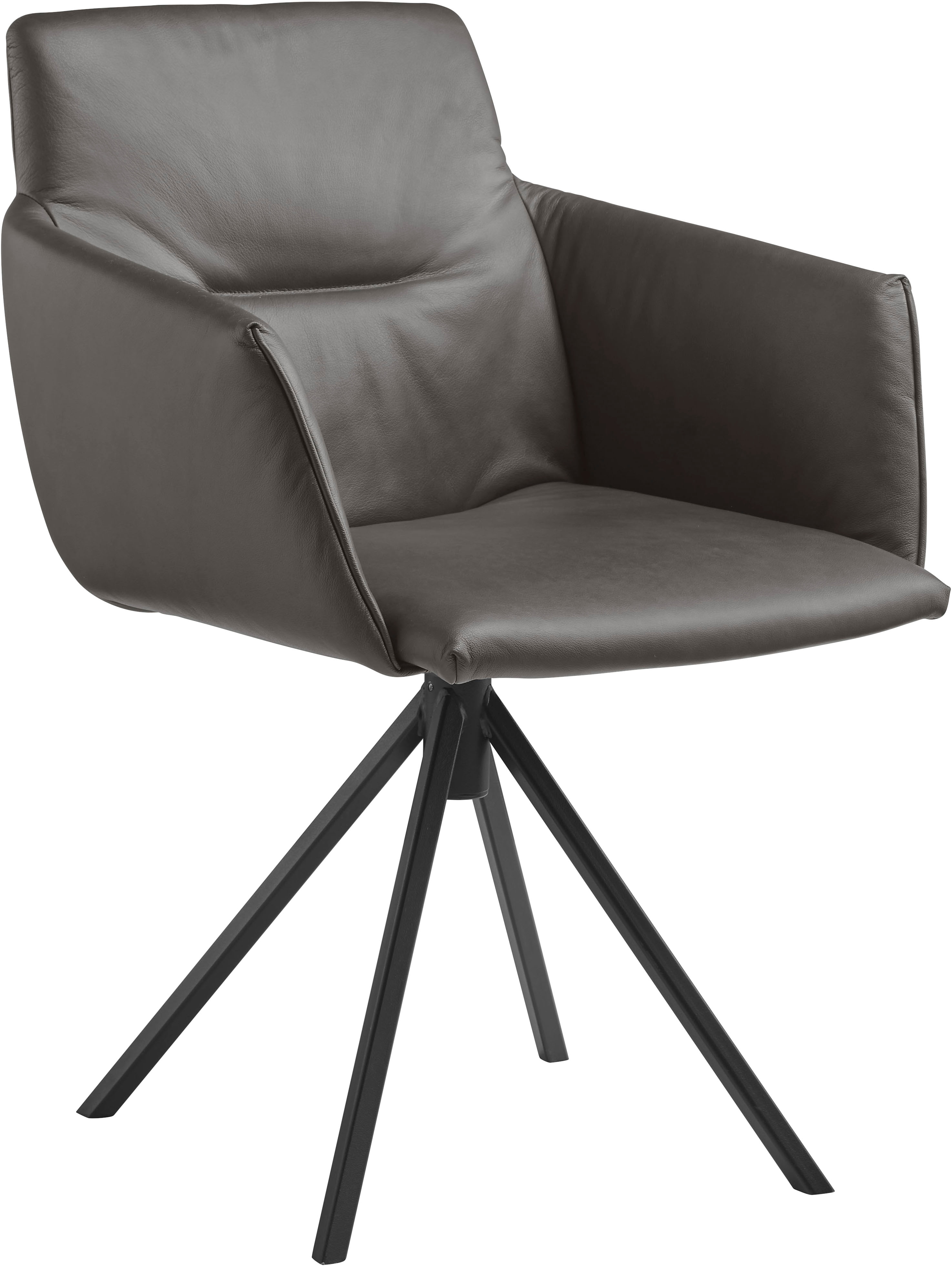 Musterring Polsterstuhl "JustB SP500" () 1 Stk.mit Armlehne, wahlweise mit Drehfunktion, Stativgestell in schwarz