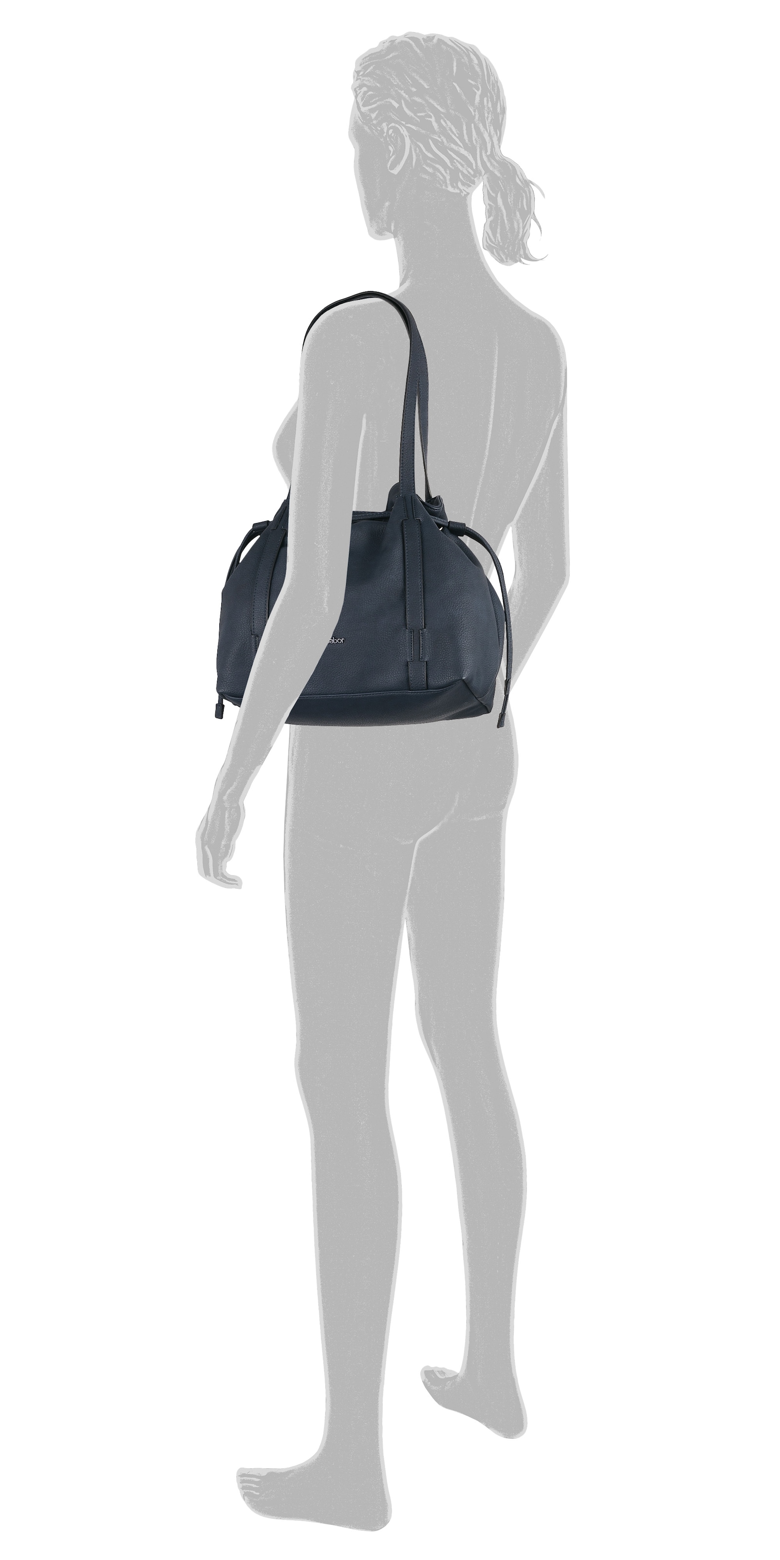 Gabor Shopper »Malu«, aus weichem genarbtem Lederimitat mit raffinierten Cut-Outs
