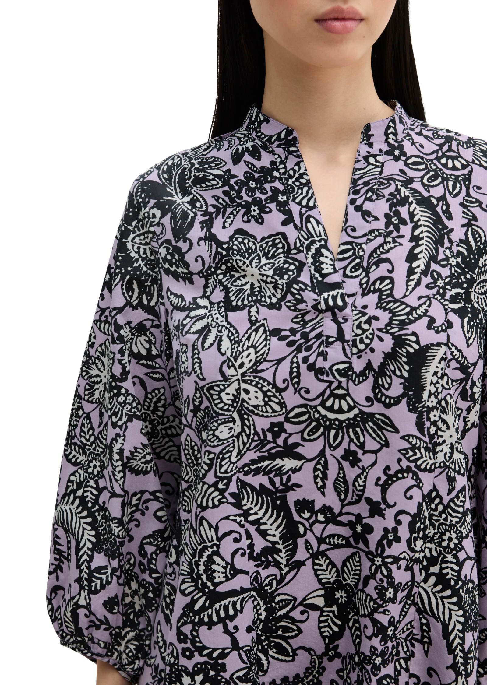 Marc O'Polo Druckkleid »aus bedrucktem Light-Popeline«