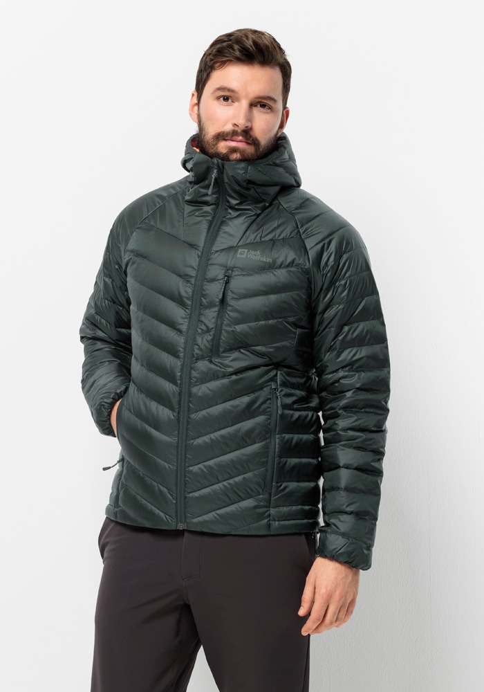 Jack Wolfskin Daunenjacke "PASSAMANI DOWN HOODY M", mit Kapuze