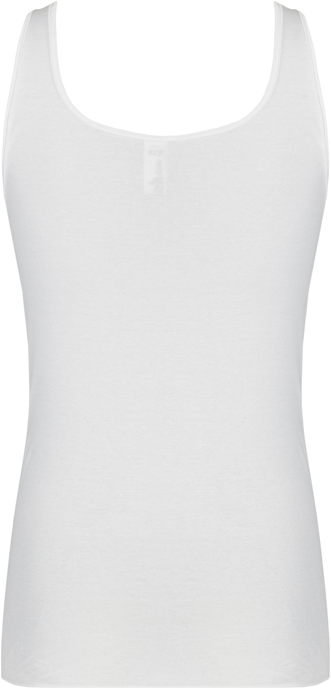 Thumbnail - Nina Von C. Achselhemd ""Fine Cotton"" weich, atmungsaktiv, bequem, elastisch, eng, mit Spitze, V-Ausschnitt