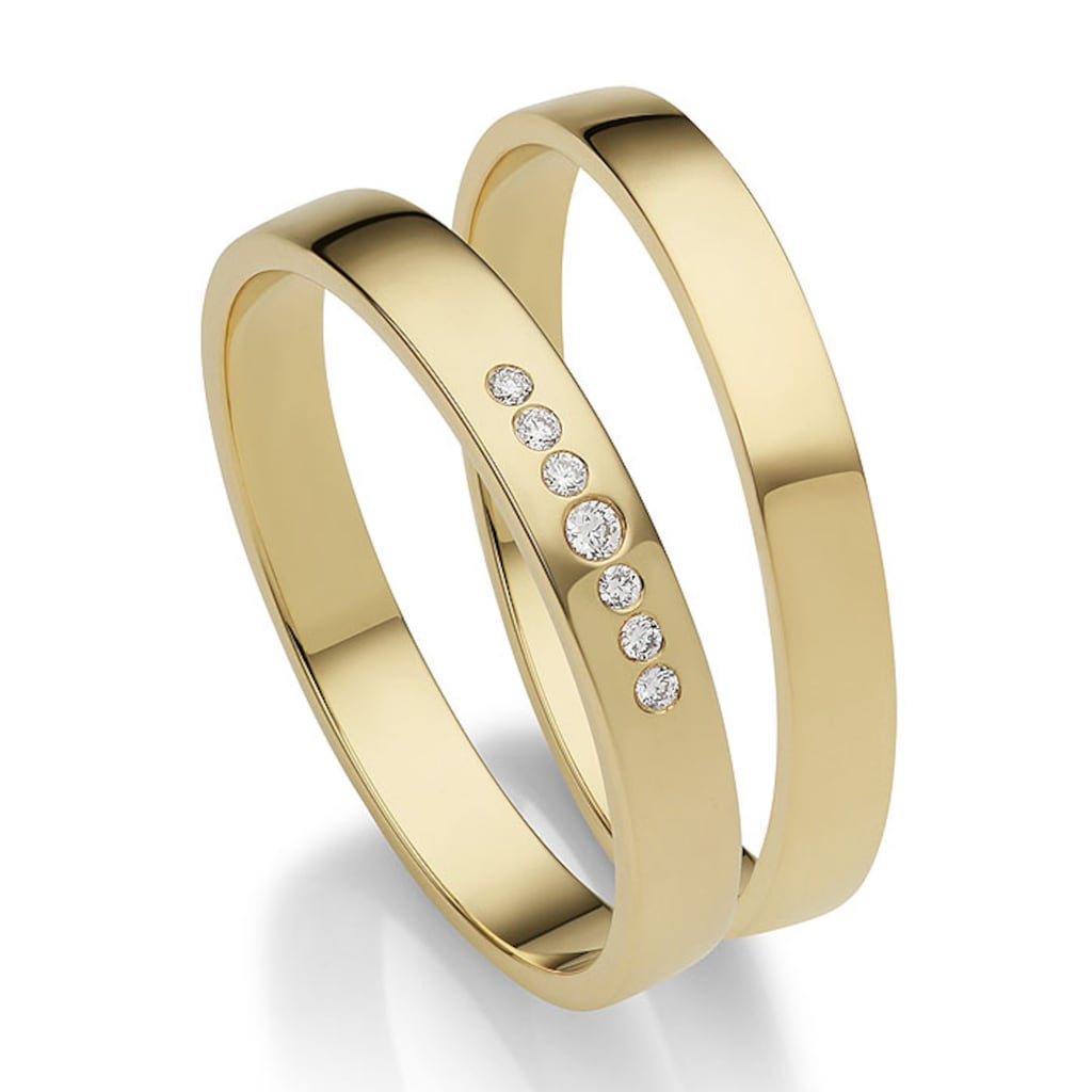 Firetti Trauring »Schmuck Geschenk Gold 375 Hochzeit Ehering "LIEBE"«