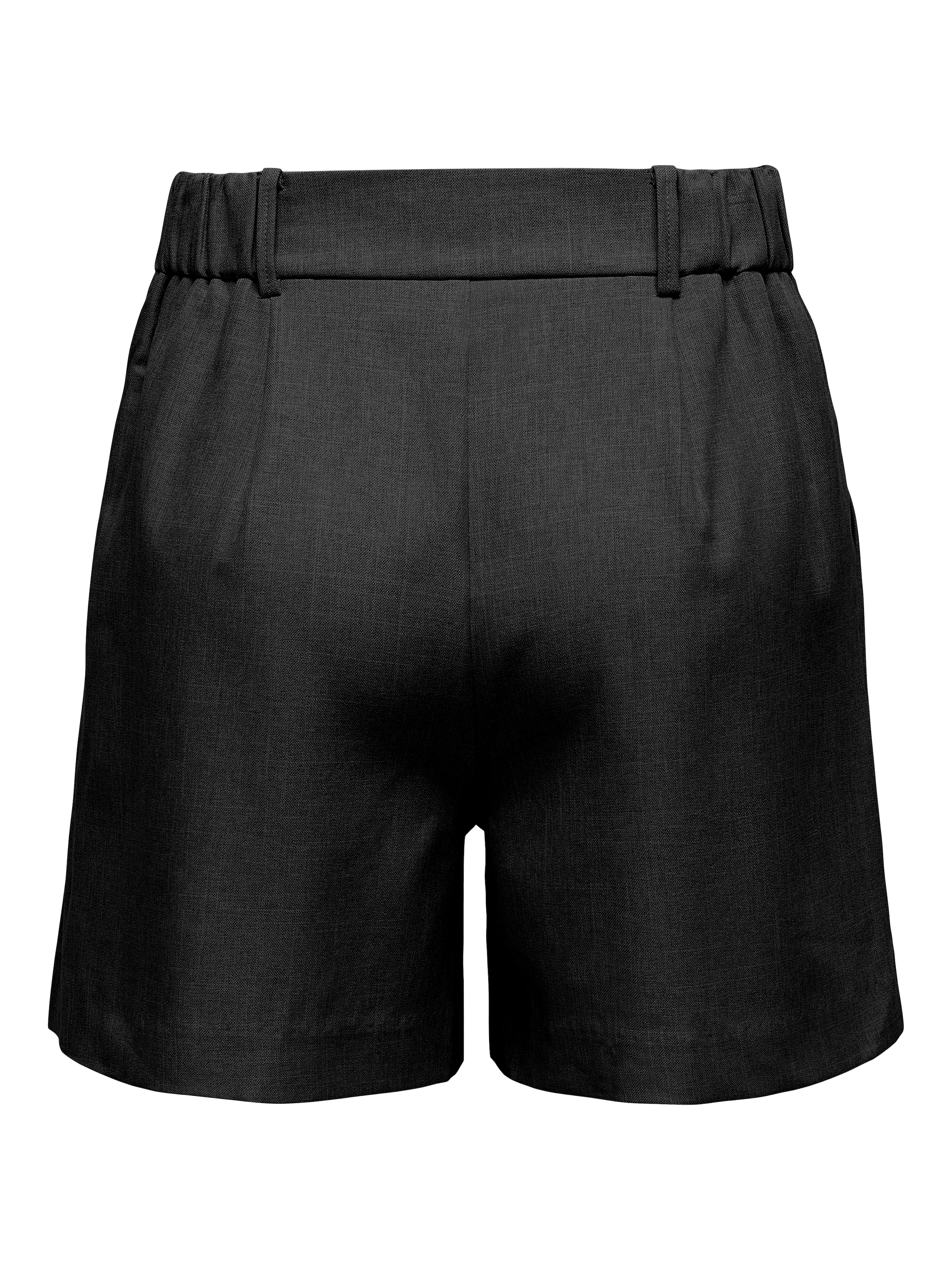ONLY Shorts »ONLLINDA – Shorts mit hoher Taille und weitem Beinschnitt«  Materialmix, High Waist