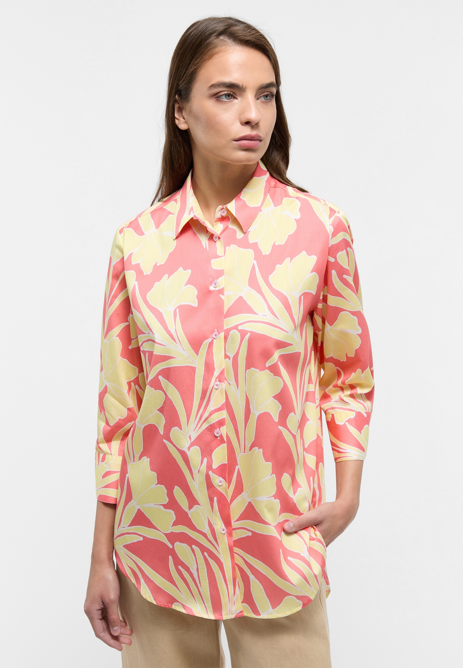 Eterna Hemdbluse "LOOSE FIT" EASY IRON (bügelleicht) günstig online kaufen