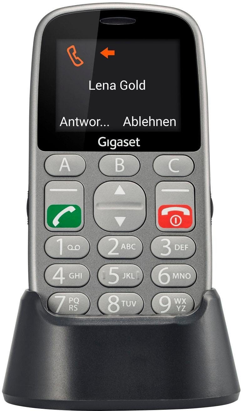Gigaset Handy »Gigaset GL390«, titansilberfarben, 5,08 cm/2,2 Zoll