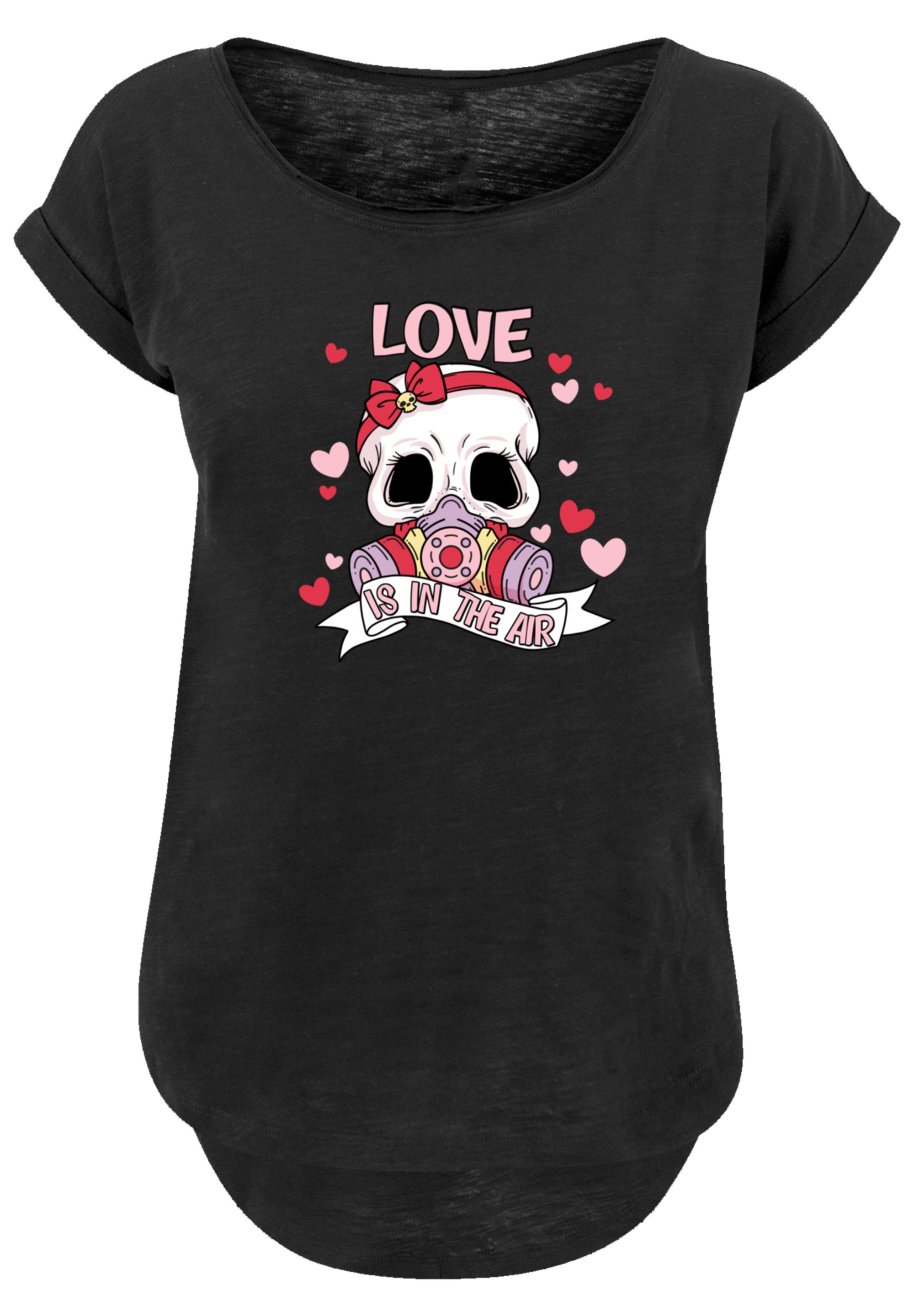 F4NT4STIC T-Shirt »Anti Valentinstag LOVE is in the air«, Premium Qualität
