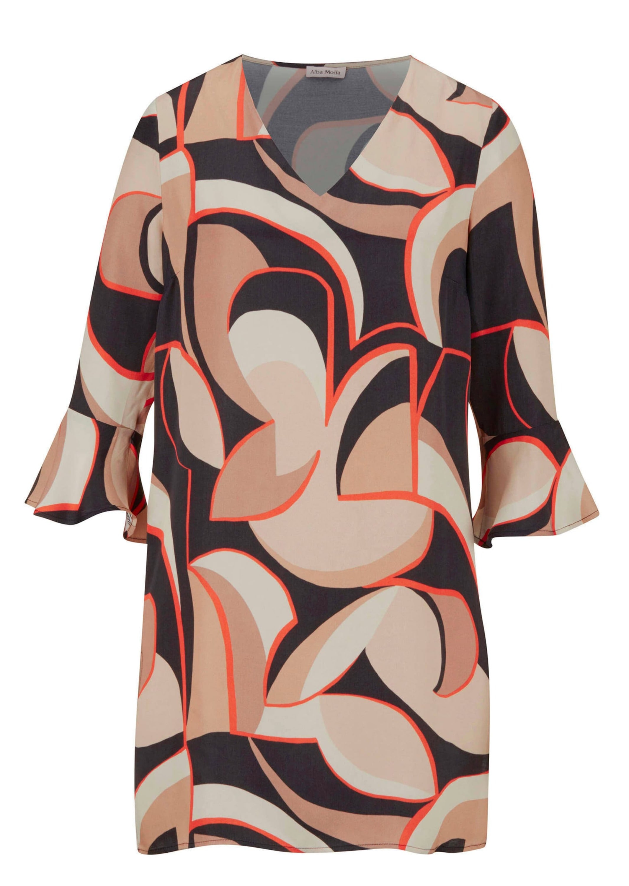 Alba Moda Tunika "Tunika Tunika mit femininen Volants" günstig online kaufen