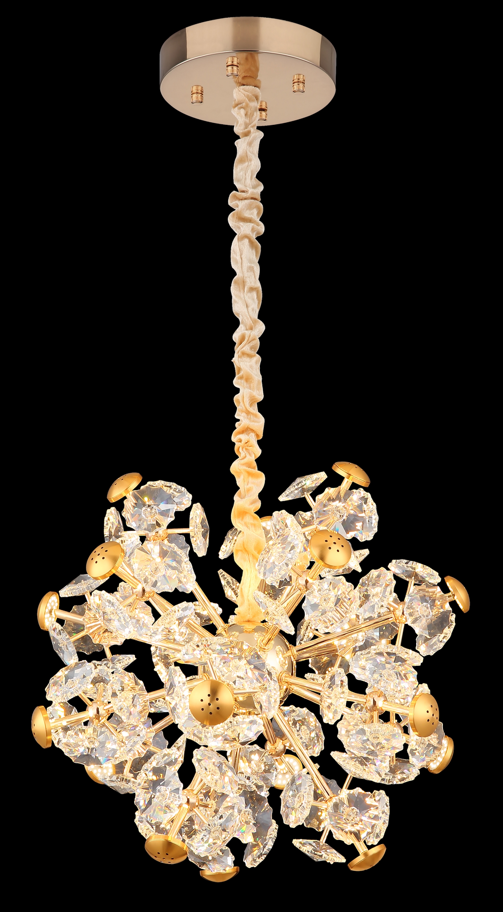 GLOBO LIGHTING Hängeleuchte »FLORIELLA« LED-Modul 1 Stk. Warmweiß Hängelampe Esszimmer-Leuchte Esstischleuchte Wohnzimmer