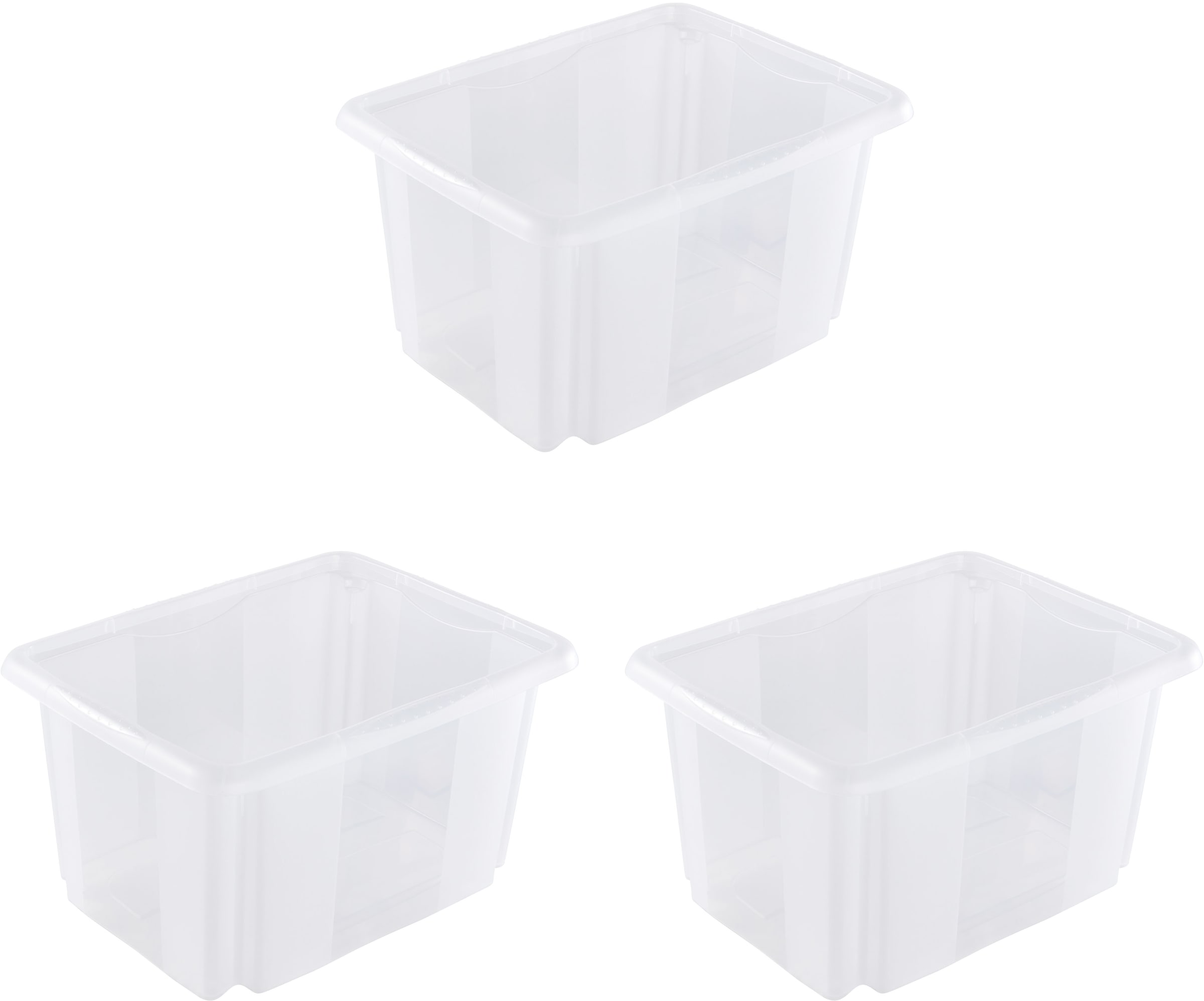 keeeper Aufbewahrungsbox "Emil, 3er Set, 15 L, 38 x 28,5 x 20,5 cm" ineinan günstig online kaufen