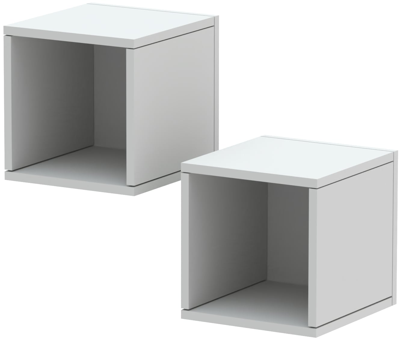 INOSIGN Wandregal "Wandregal Infinity" Set, 2 kleine Würfelregale, 2 Stk. t günstig online kaufen