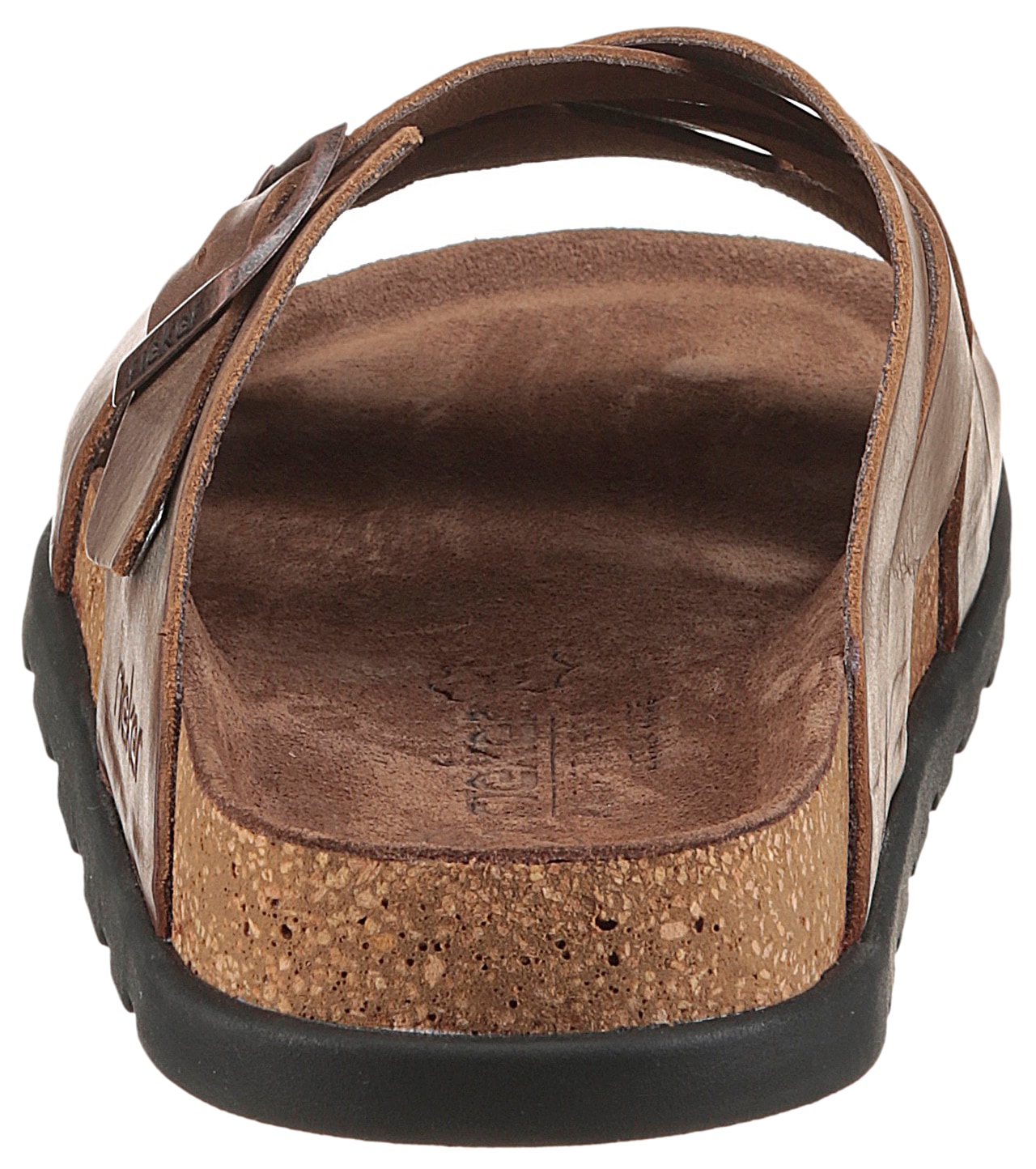 Rieker Pantolette, Sommerschuh, Strandschuh, Hausschuh mit bequemem Fußbett
