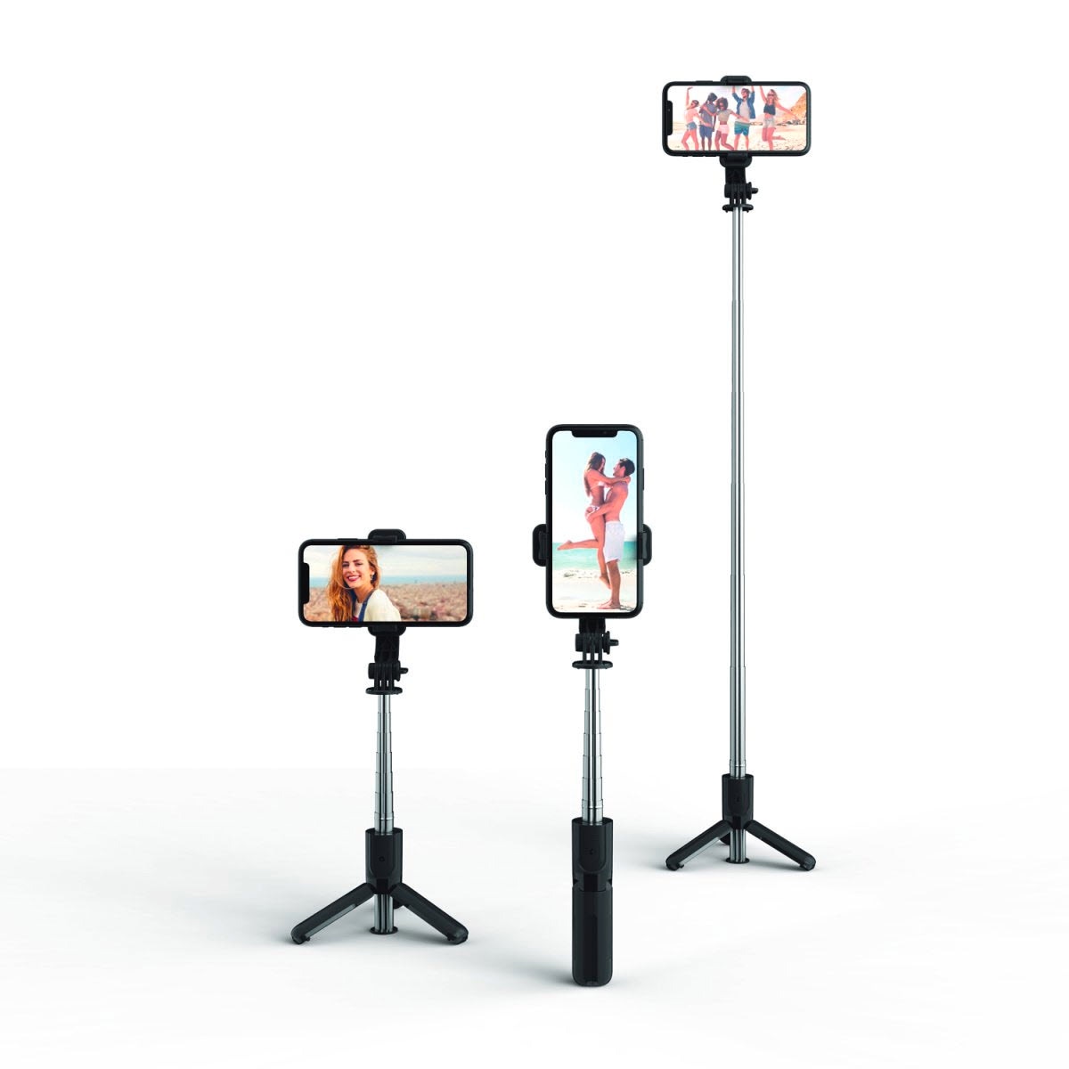 4smarts Smartphone-Halterung »Selfie Stick Tripod mit Wireless Remote Control«