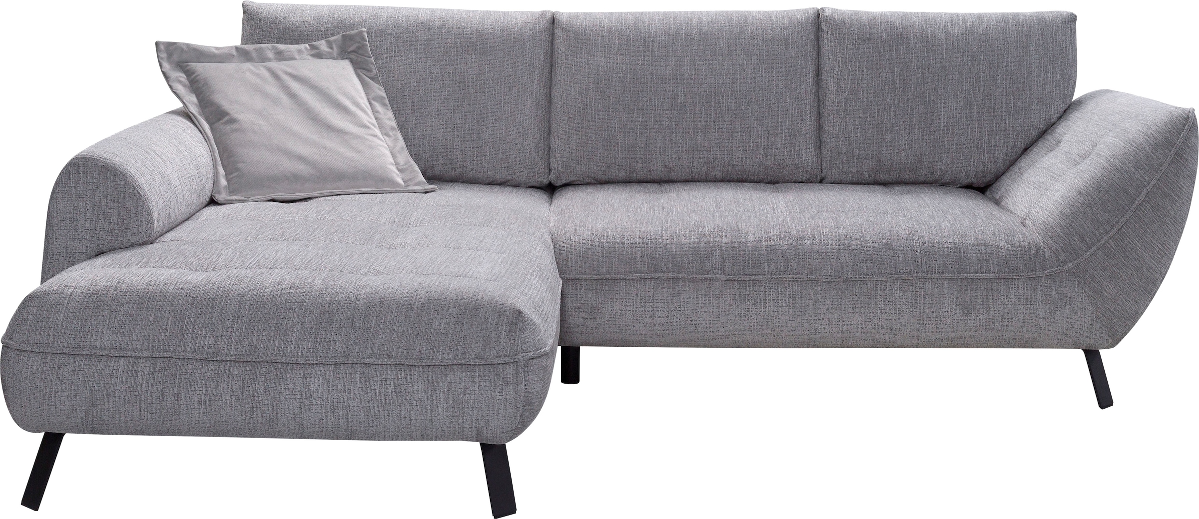 exxpo - sofa fashion Ecksofa "Bellinii, Materialmix, Strukturbezug und pfle günstig online kaufen