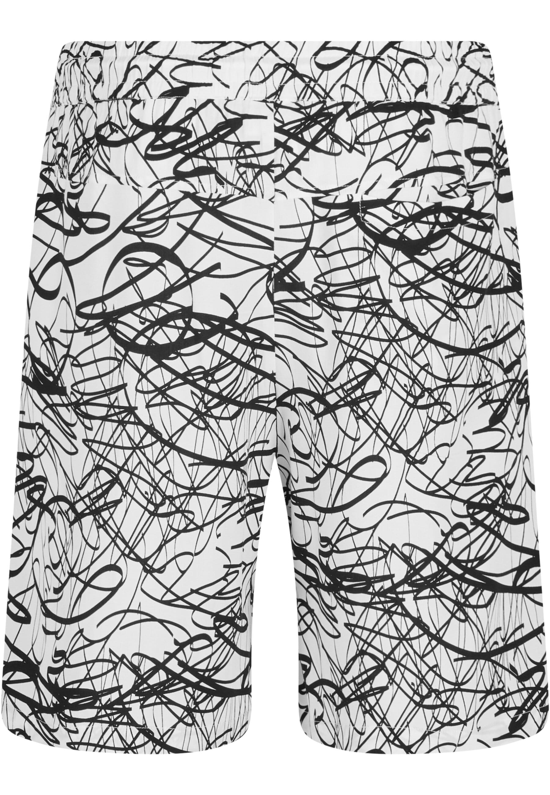 URBAN CLASSICS Stoffhose »Urban Classics Herren Viscose AOP Resort Shorts«, (1 tlg.)